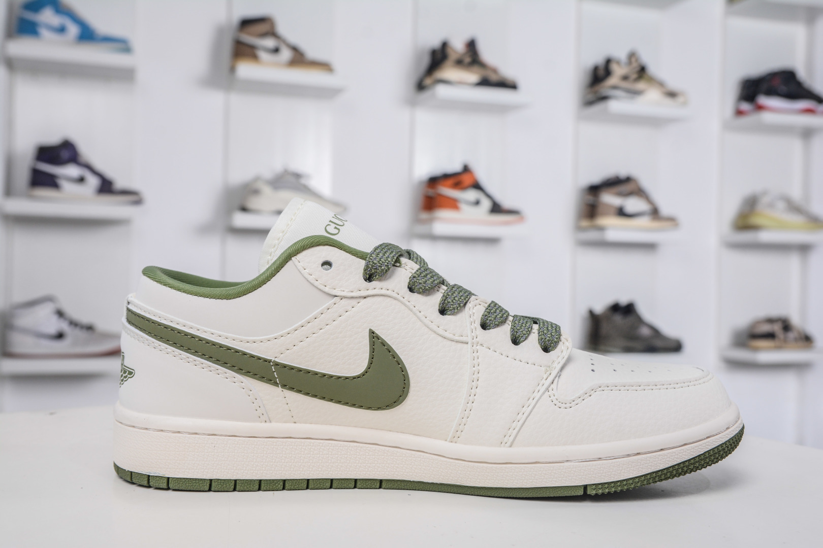 Air Jordan 1 Retro Low x GUCCI 古驰联名-白绿 XX3168-168