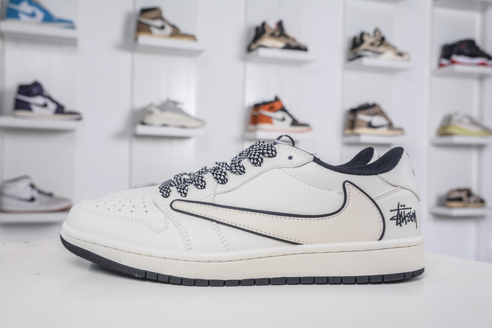 TS x Air Jordan x Stussy Air Jordan 1 Low White Black, Comfort and Style 1 cmp i1760456361330 625 0 0