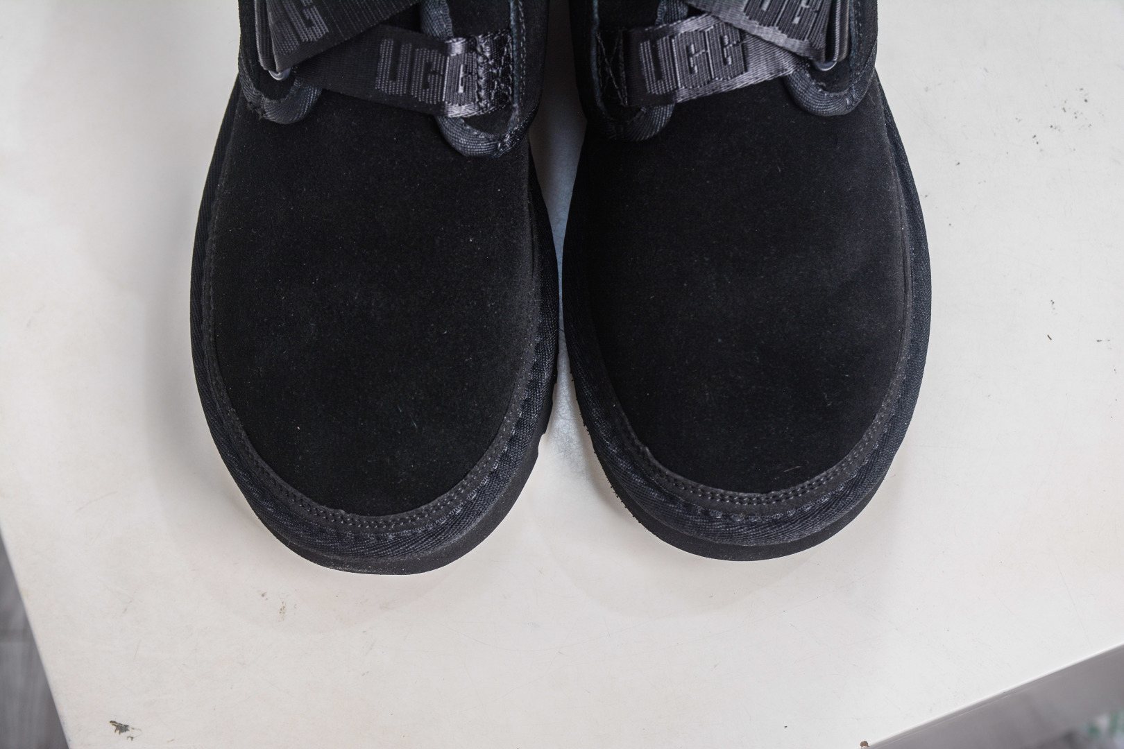 UGG Men's Mini Ankle Boots with Buckle Strap - Shearling Lined, Suede Upper 9 cmp i1760456625097 6753 0 8