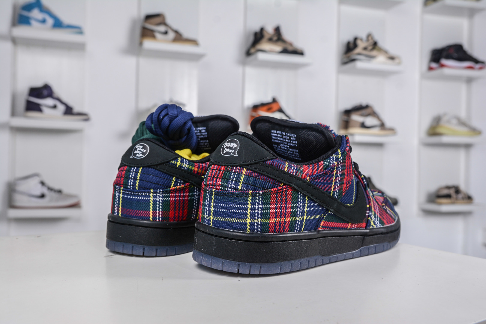 Nardwuar x Nike SB Dunk Low 'Varsity Red' Plaid Sneakers 6 cmp i1760457113080 4602 0 5
