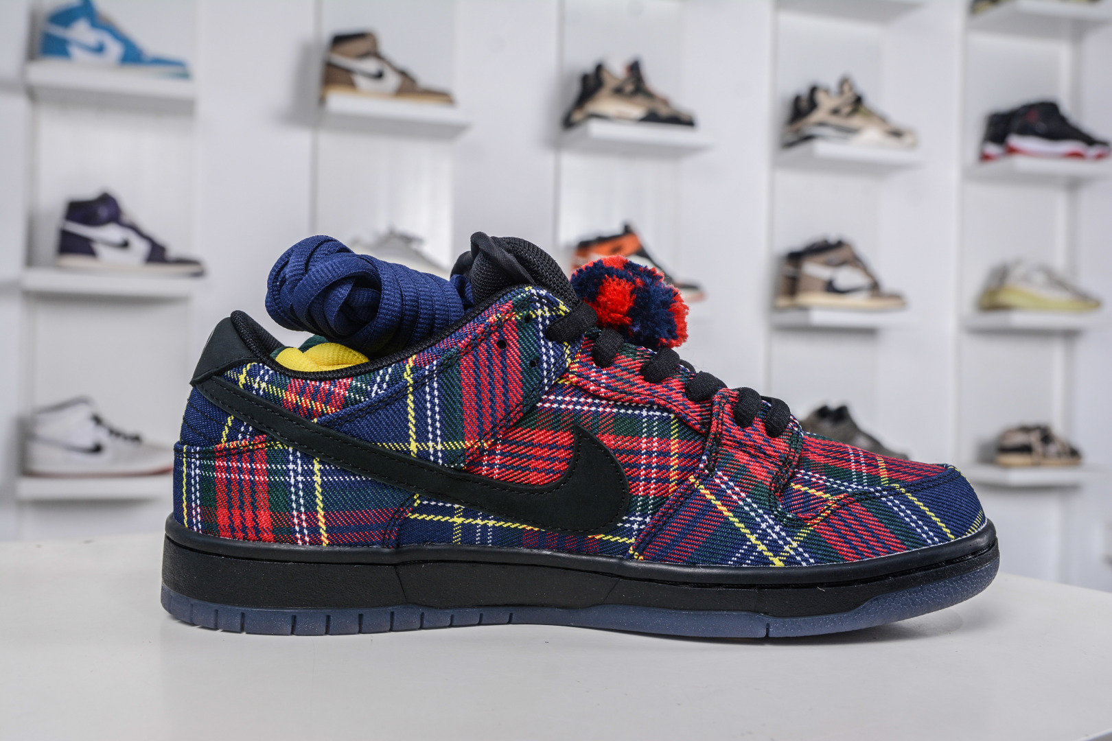Nardwuar x Nike SB Dunk Low 'Varsity Red' Plaid Sneakers 3 cmp i1760457113082 3612 0 2