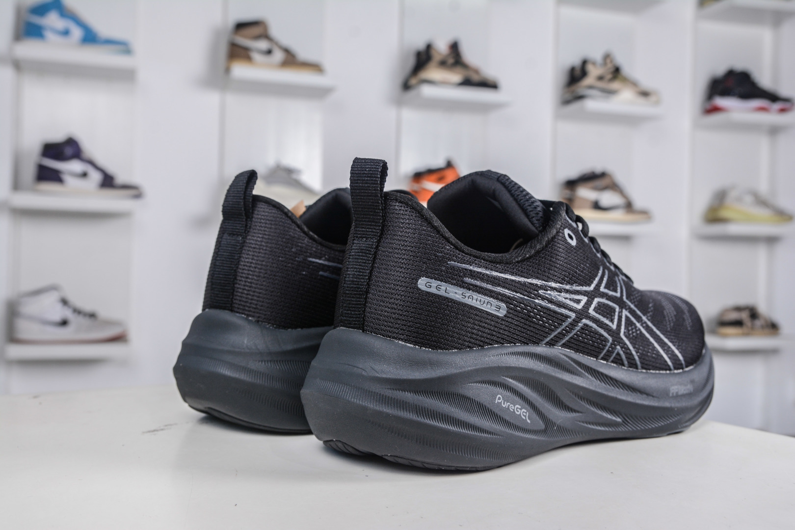 Asics Gel-Saiun 3 复古亚瑟士 透气休闲鞋缓震男子耐磨跑步鞋 1011B258-002
