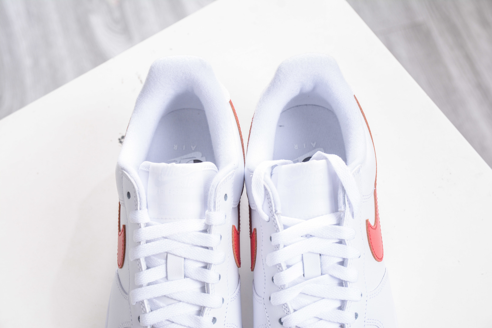 G版纯原 Supreme X NK AIR Force 1 Low 空军一号联名 白红 CU9225-101