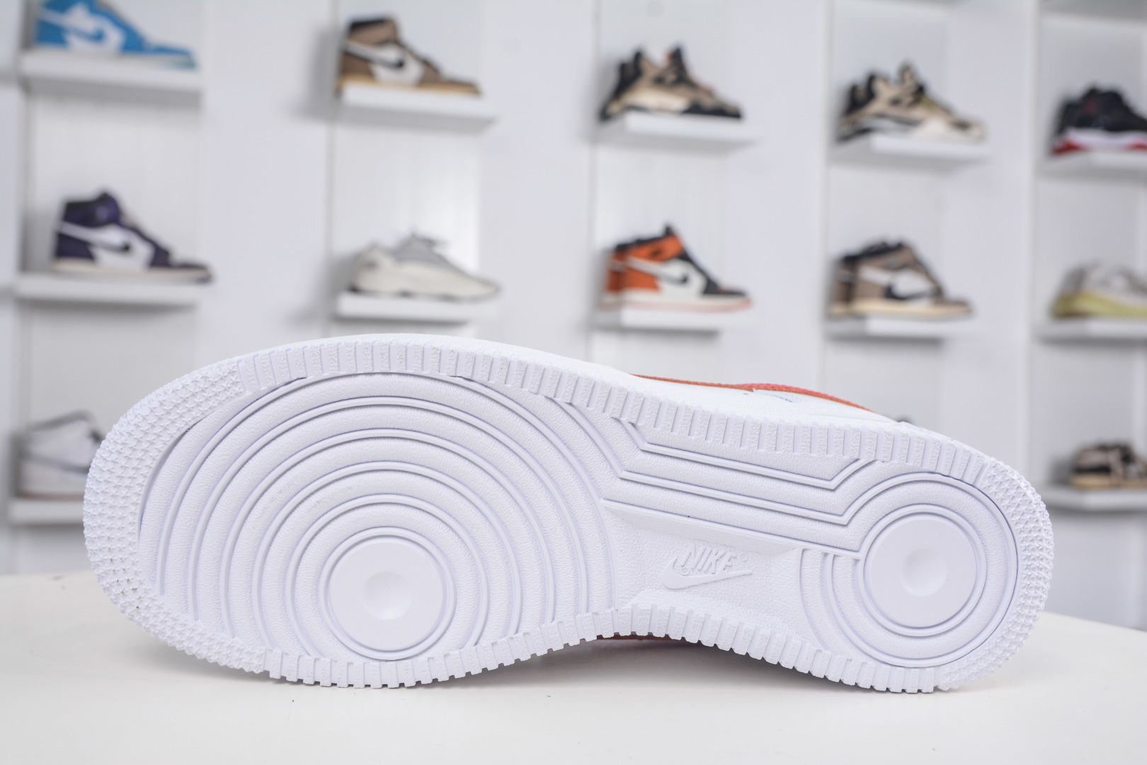 G版纯原 Supreme X NK AIR Force 1 Low 空军一号联名 白红 CU9225-101