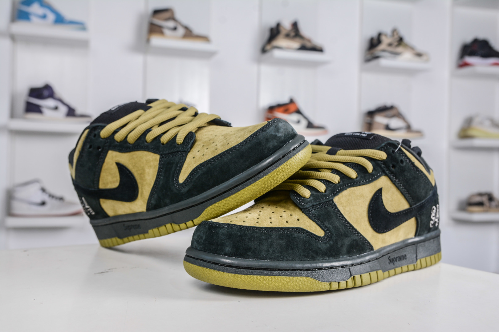 TOP纯原 Supreme x Nk Dunk SB Dunk Low 舒适 防滑耐磨低帮板鞋 HQ8487-300