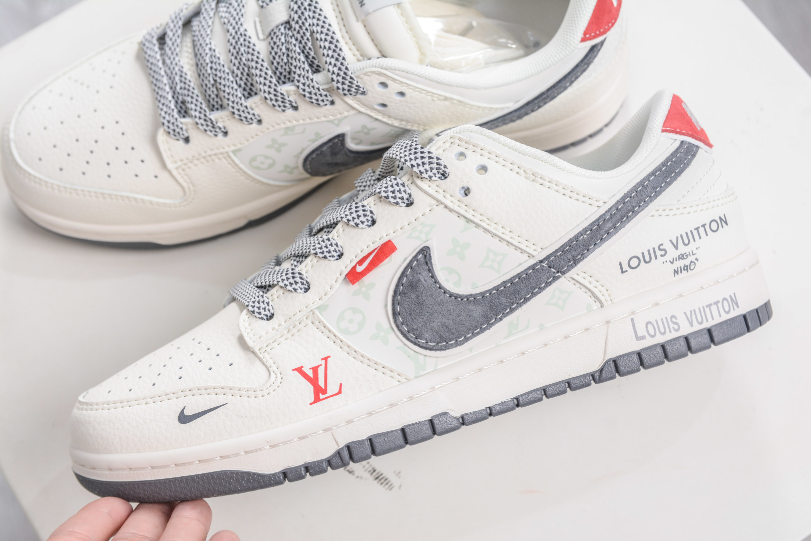 Nike SB Dunk Low x Louis Vuitton Cream/Grey, Top-Tier Quality, Best Price 7 cmp i1760628729717 7592 0 6