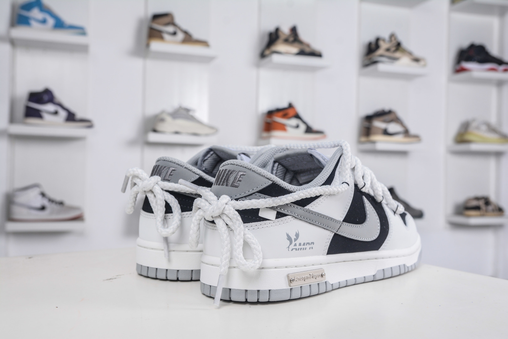 Nike Dunk Low '' AMPR Child Sneakers - Black, White & Gray 7 cmp i1760628780822 2434 0 5