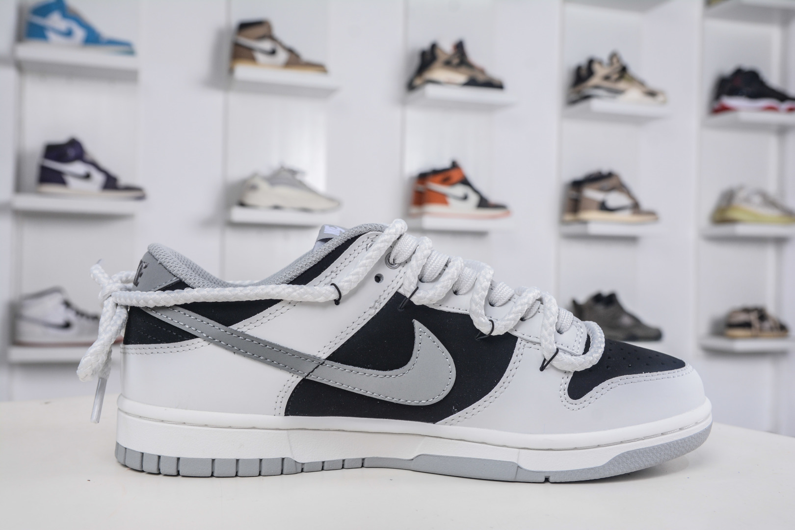 Nike Dunk Low '' AMPR Child Sneakers - Black, White & Gray 4 cmp i1760628781838 314 0 2