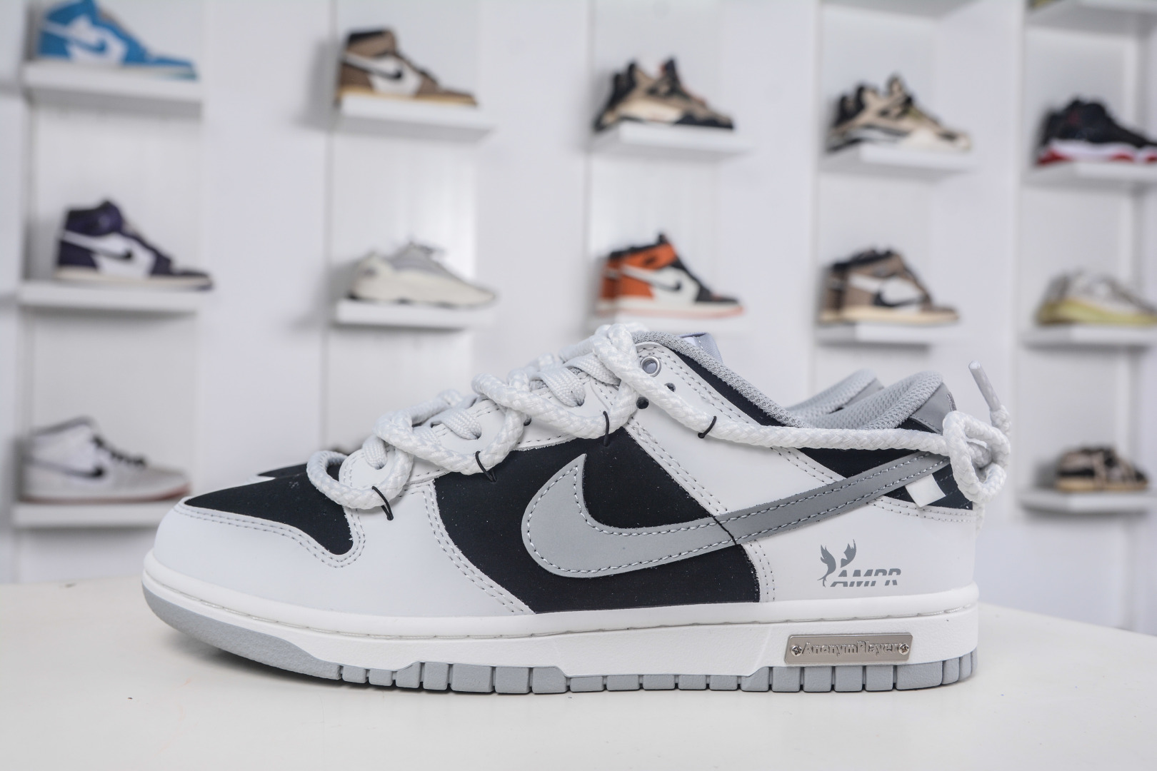Nike Dunk Low '' AMPR Child Sneakers - Black, White & Gray 2 cmp i1760628781840 2938 0 0