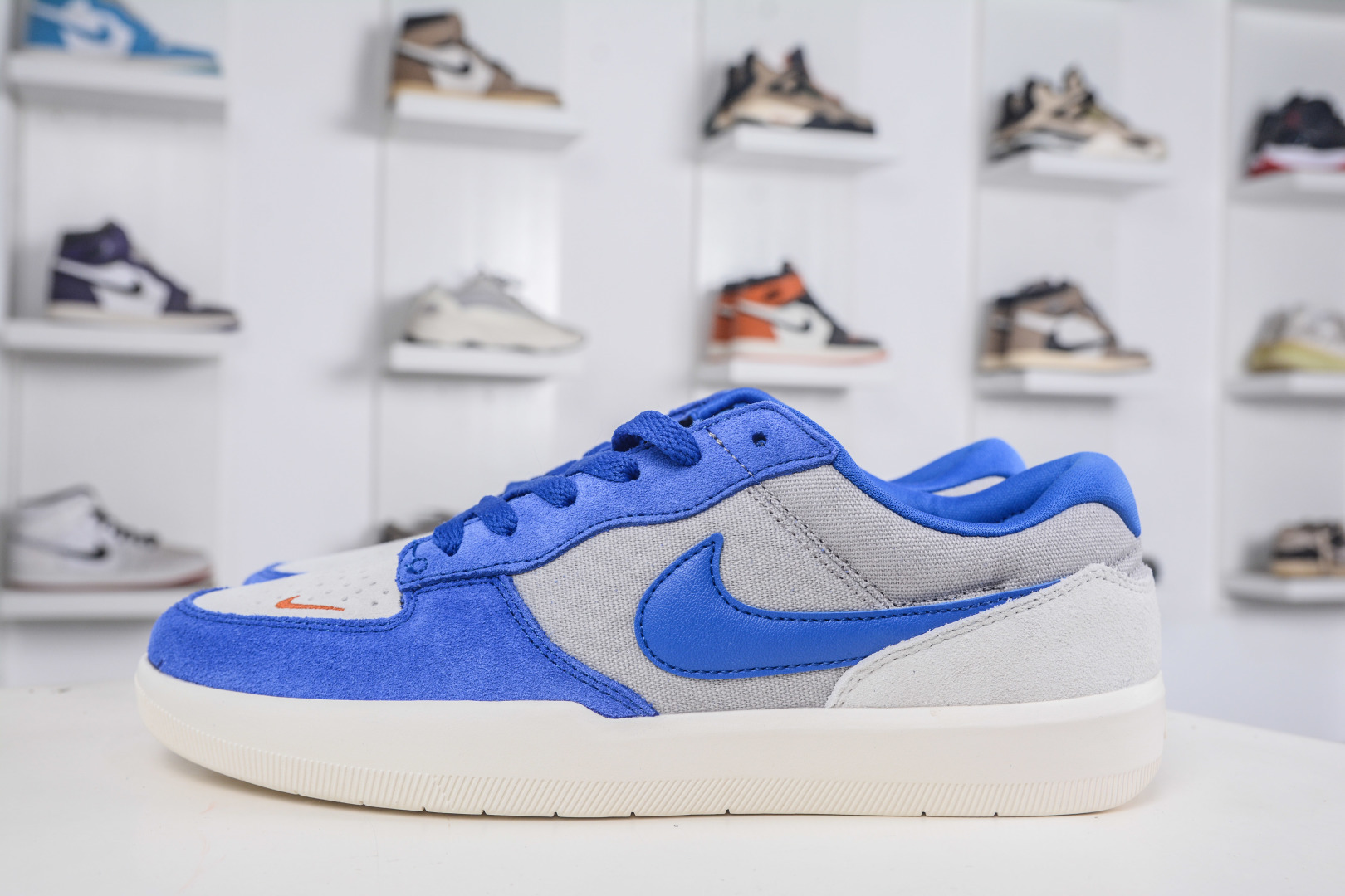 Nike SB Force 58 Low Blue/Grey Skateboarding Shoes DV5477-011