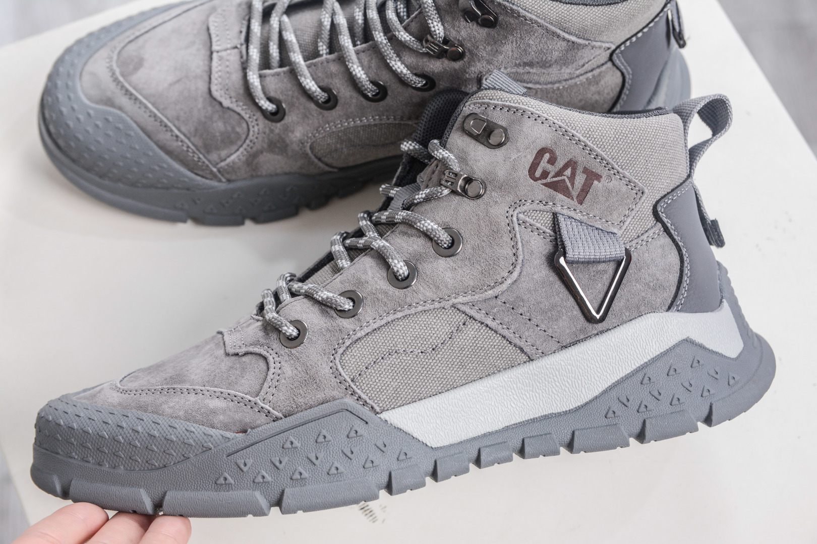 CAT Men's Casual Ankle Boots, Suede Leather, Lace-Up, Comfortable & Durable 8 cmp i1760629165750 6700 0 6