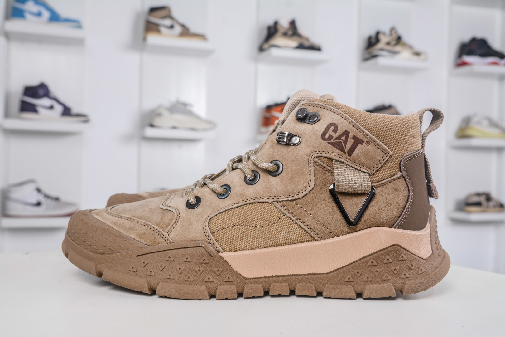 CAT Men's Casual Martin Boots, Classic All-match Outdoor Mid-top, Hardcore Style