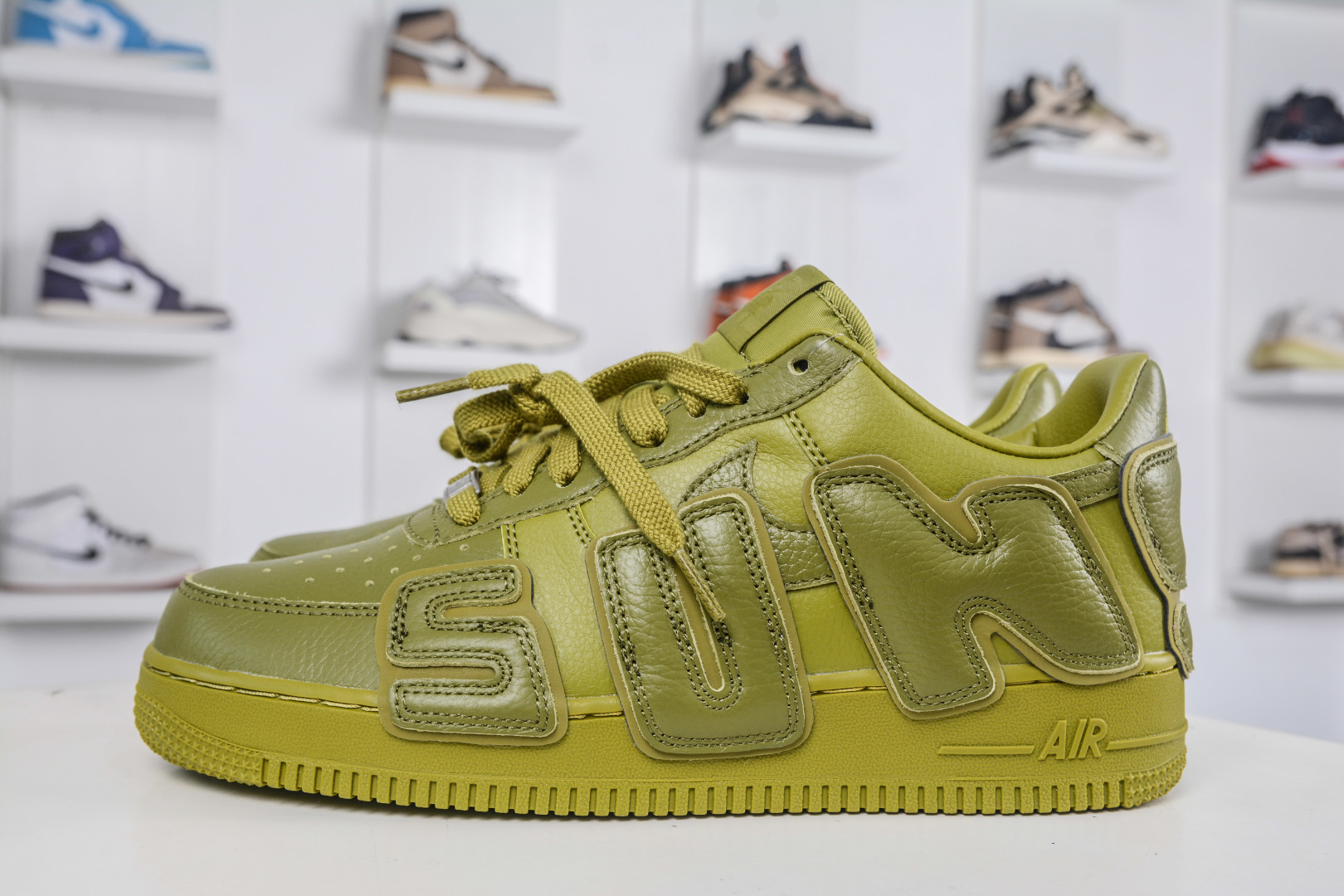 CPFM x Nike Air Force 1 07 Low Olive Green Casual Sneakers