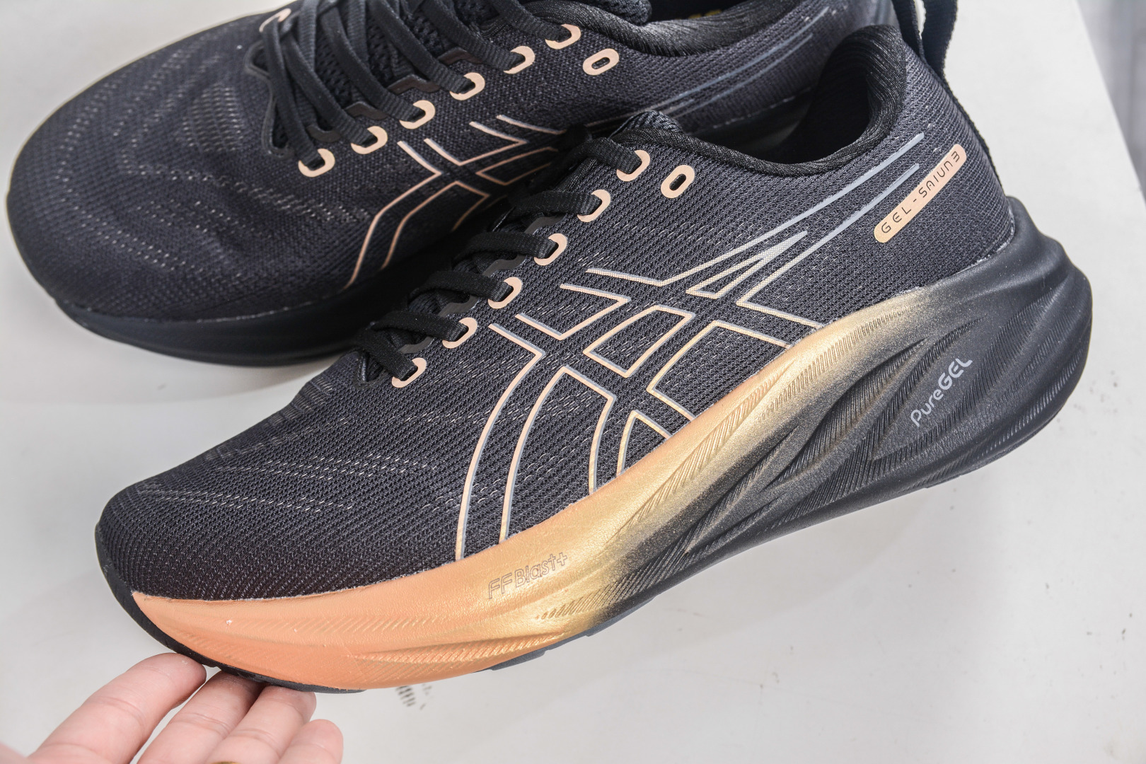 Asics Gel-Saiun 3 复古亚瑟士 透气休闲鞋缓震男子耐磨跑步鞋 1011B258-003