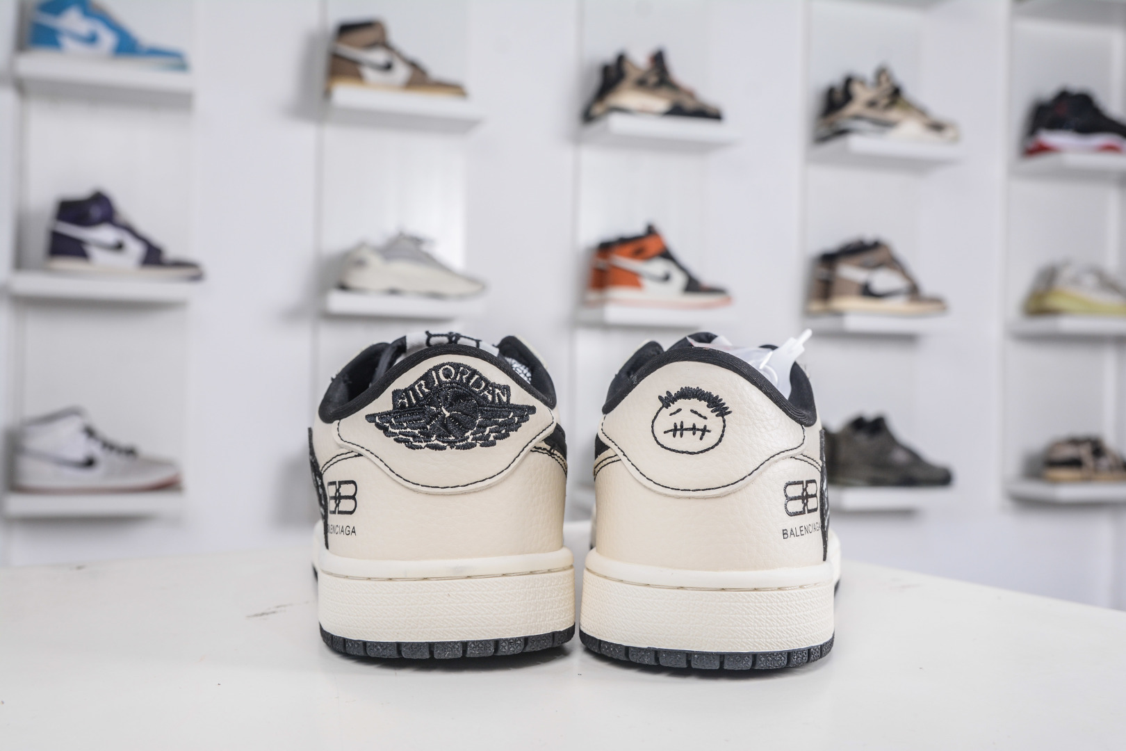 TS x Air Jordan x Balenciaga Low White Black Custom Sneakers 3 cmp i1760717550148 388 0 1