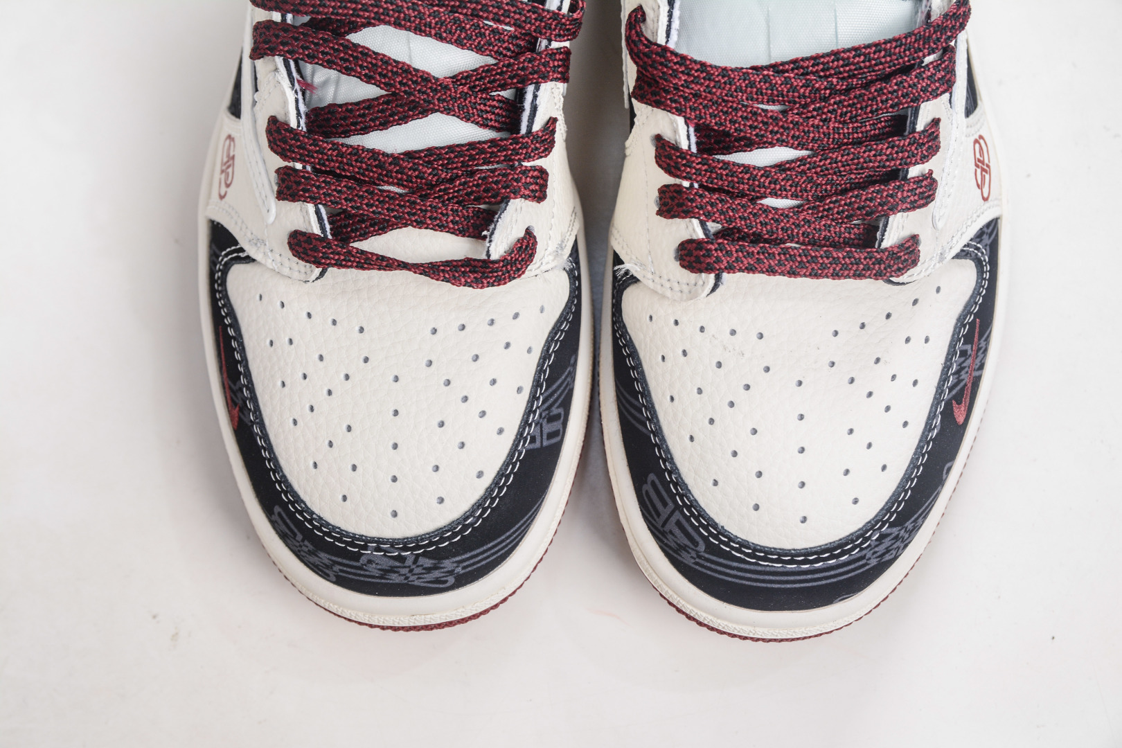 TS x Air Jordan x Balenciaga Low White Black Red Wine Sneakers 10 cmp i1760717588213 4341 0 8