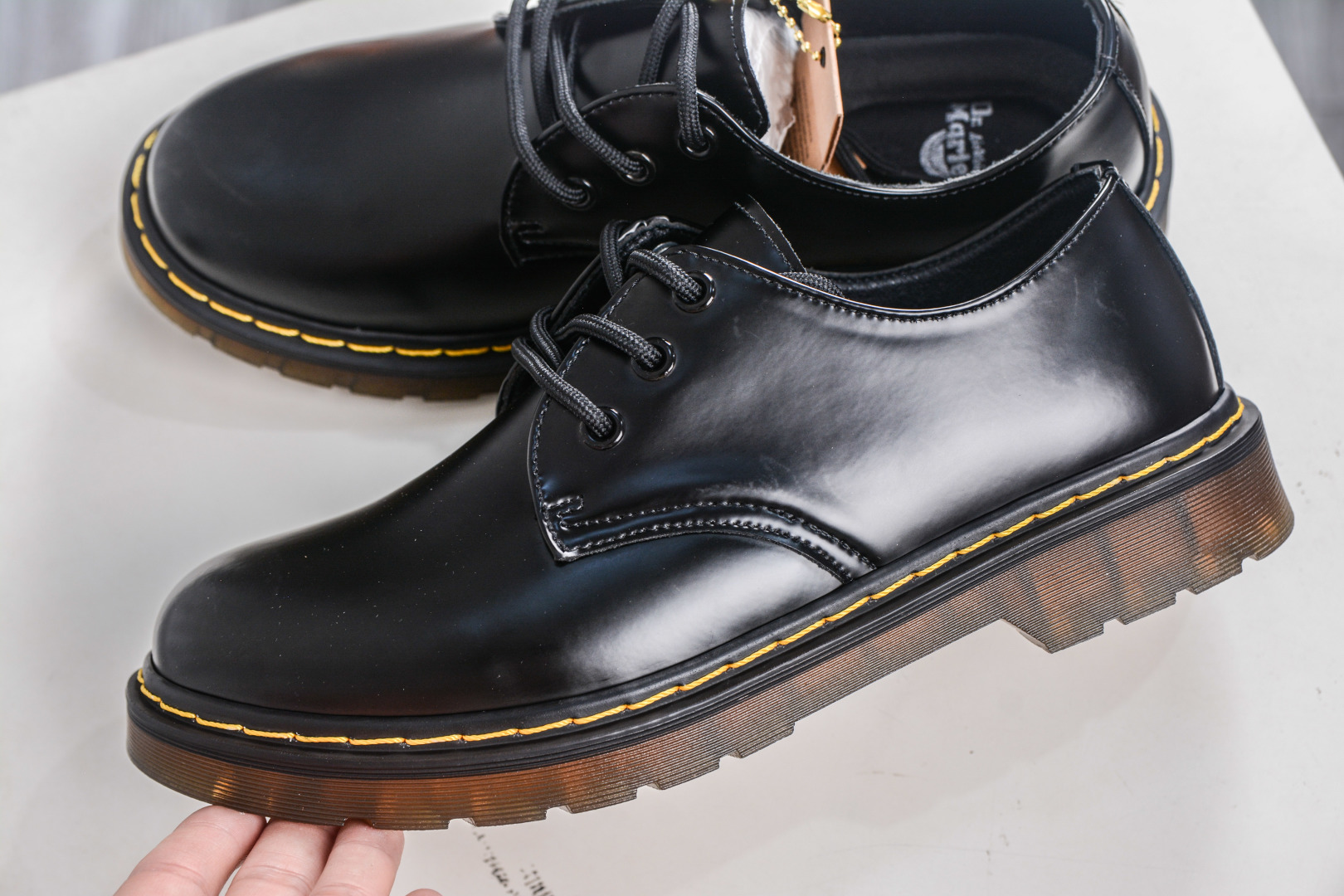 Dr. Martens 1461 Series: Low-Top, Hard Leather, Black Shoe with Thin Sole 8 cmp i1760717767027 9846 0 6