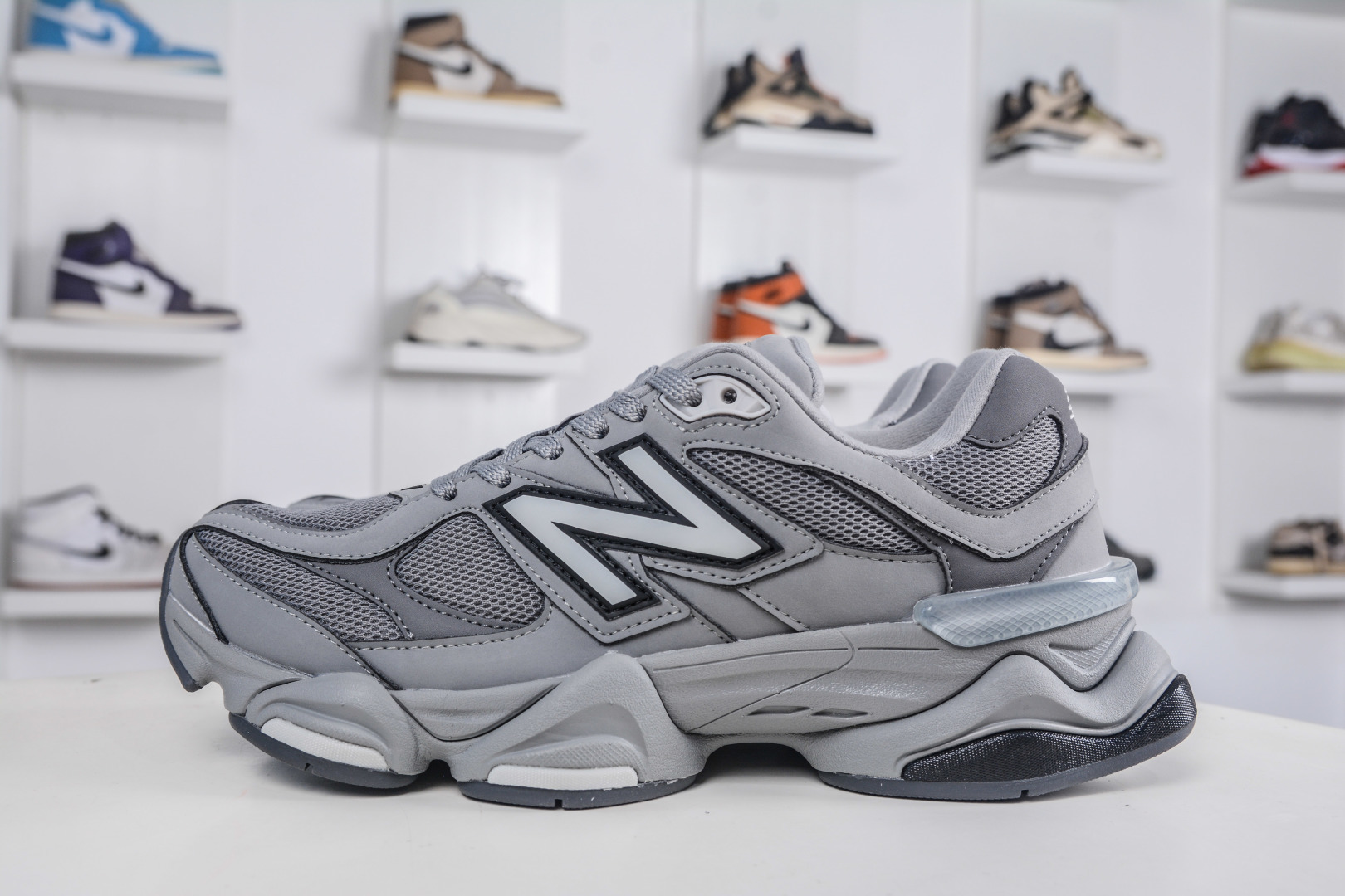 New Balance 9060 Gray: Suede & Mesh, Comfortable, Durable, and Breathable