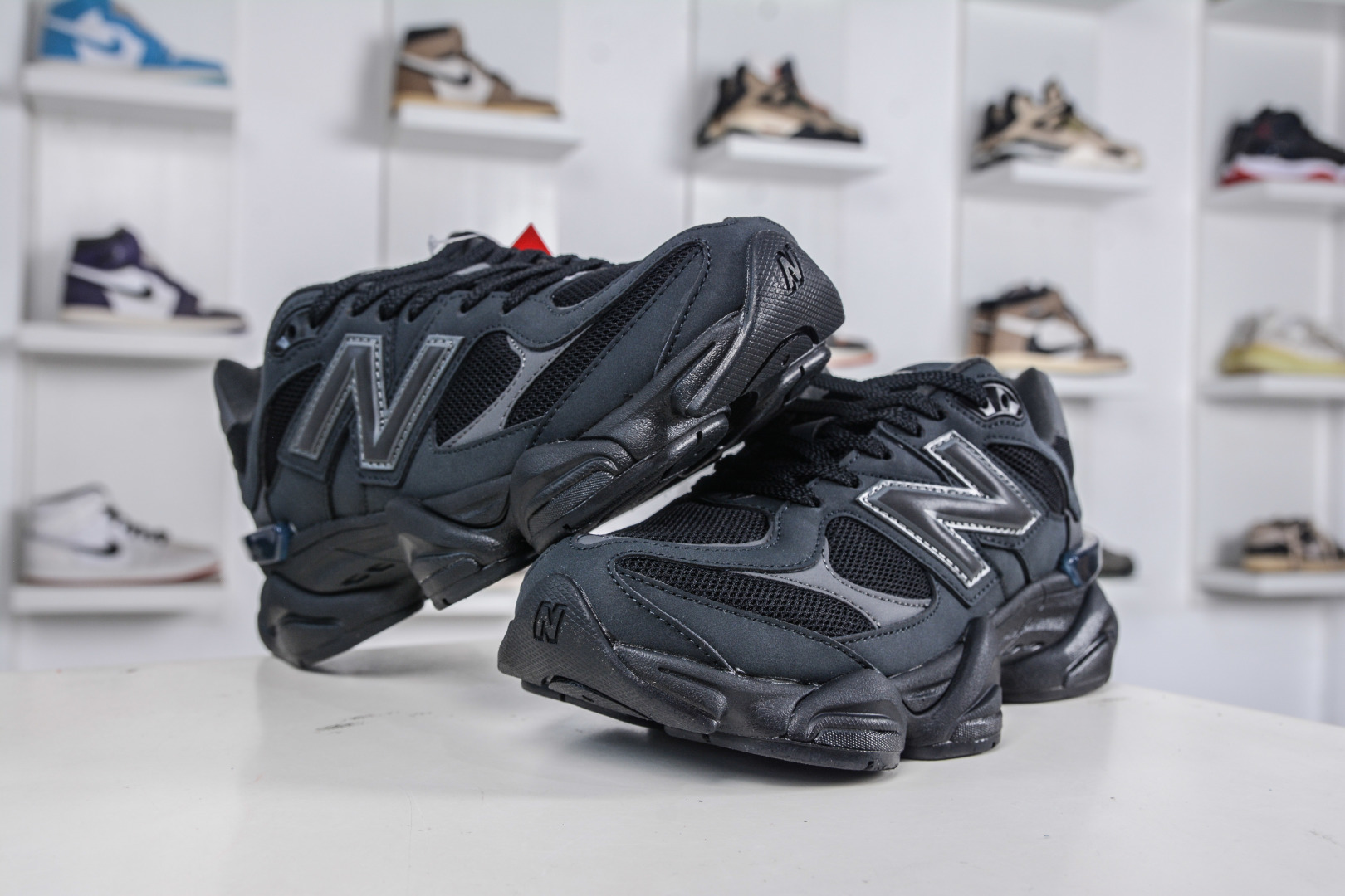 AY版纯原 New Balance NB9060系列 新百伦绒面革网布经典百搭防滑耐磨透气低帮生活休闲鞋 U9060ZGE