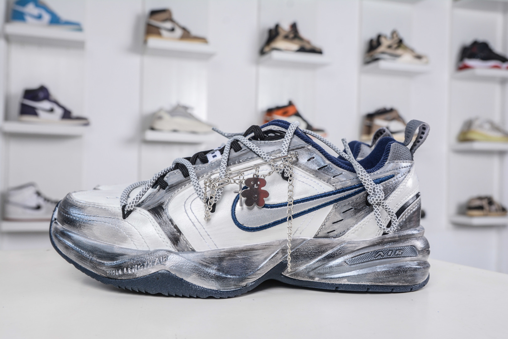 Nike Air Monarch IV M2K Tekno Graffiti Retro Running Shoes Sneakers