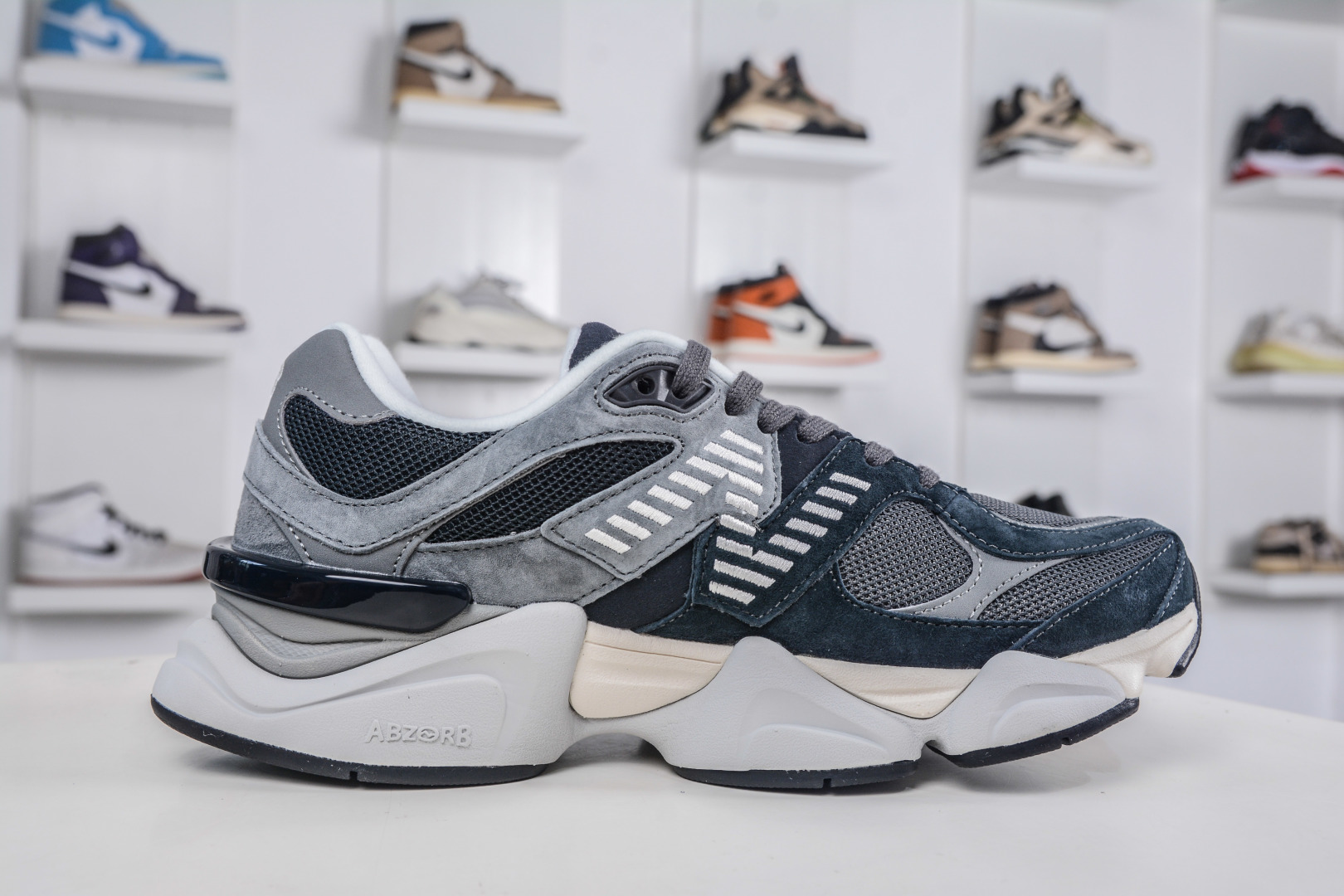 New Balance 9060 Series Suede Mesh Low Top Casual Sneakers - U9060JBM 3 cmp i1760887504315 4303 0 2