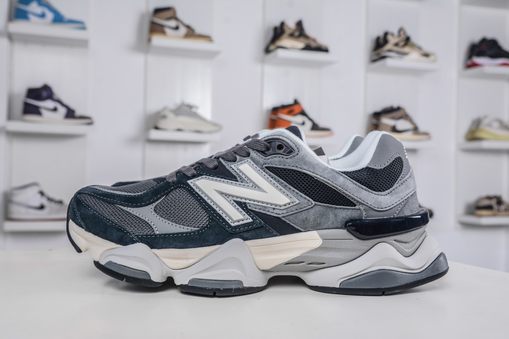 New Balance 9060 Series Suede Mesh Low Top Casual Sneakers - U9060JBM 1 cmp i1760887504316 6995 0 0
