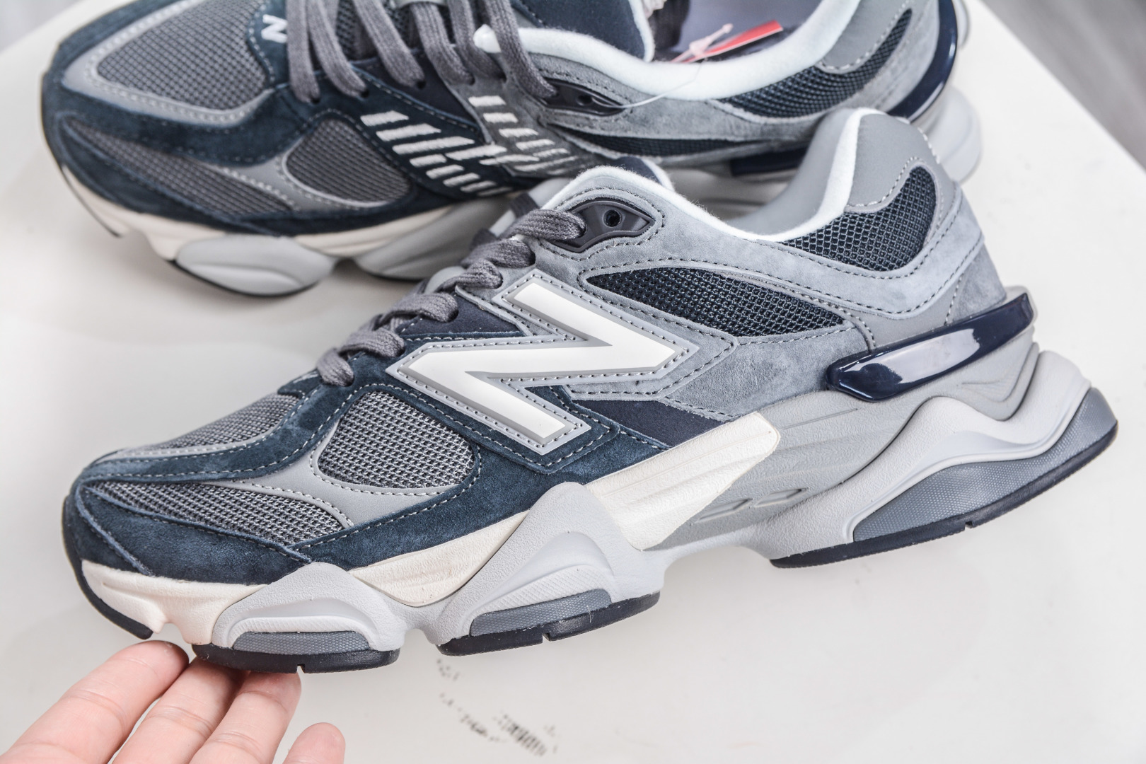 New Balance 9060 Series Suede Mesh Low Top Casual Sneakers - U9060JBM 7 cmp i1760887504318 3608 0 6