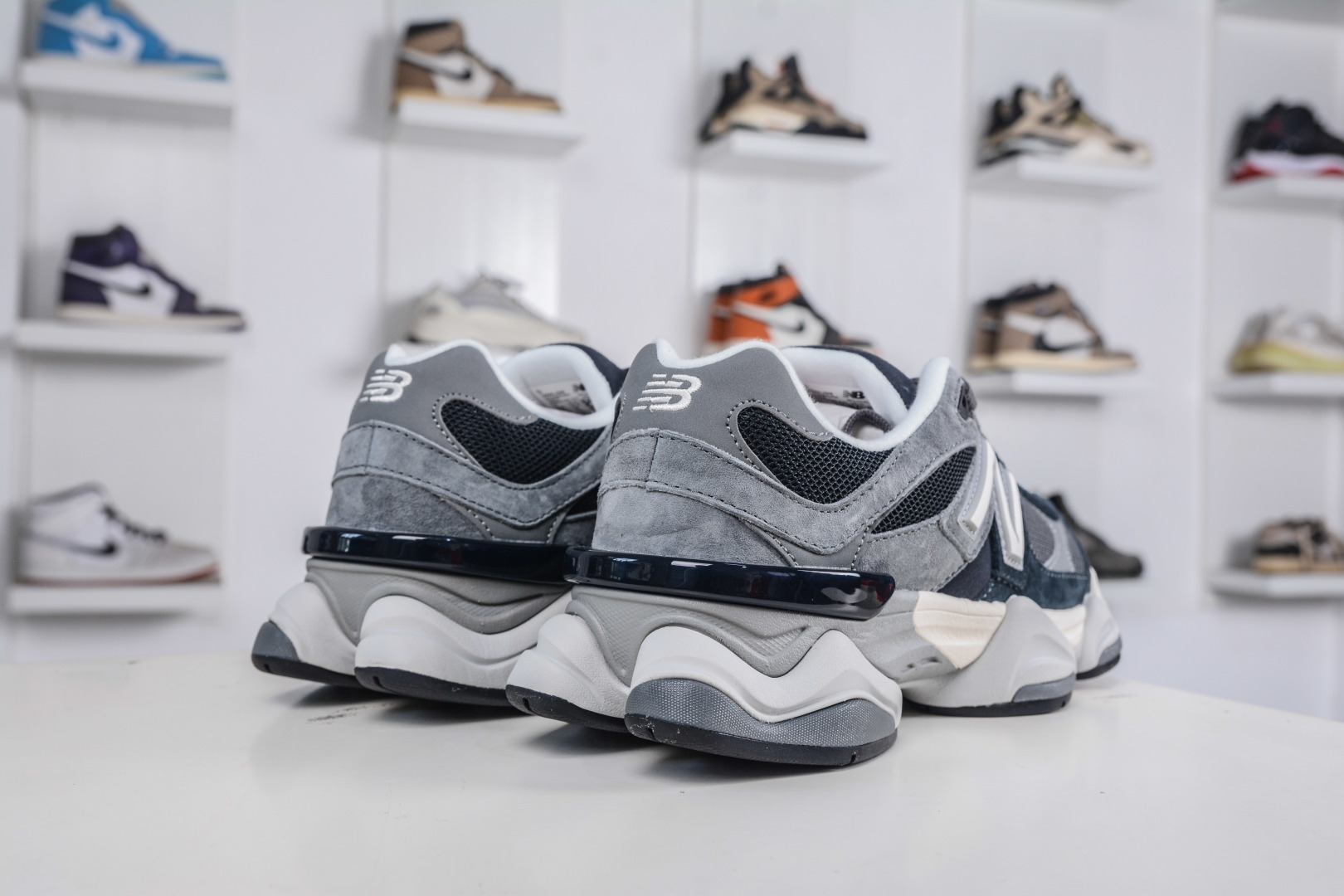 New Balance 9060 Series Suede Mesh Low Top Casual Sneakers - U9060JBM 6 cmp i1760887505051 3735 0 5