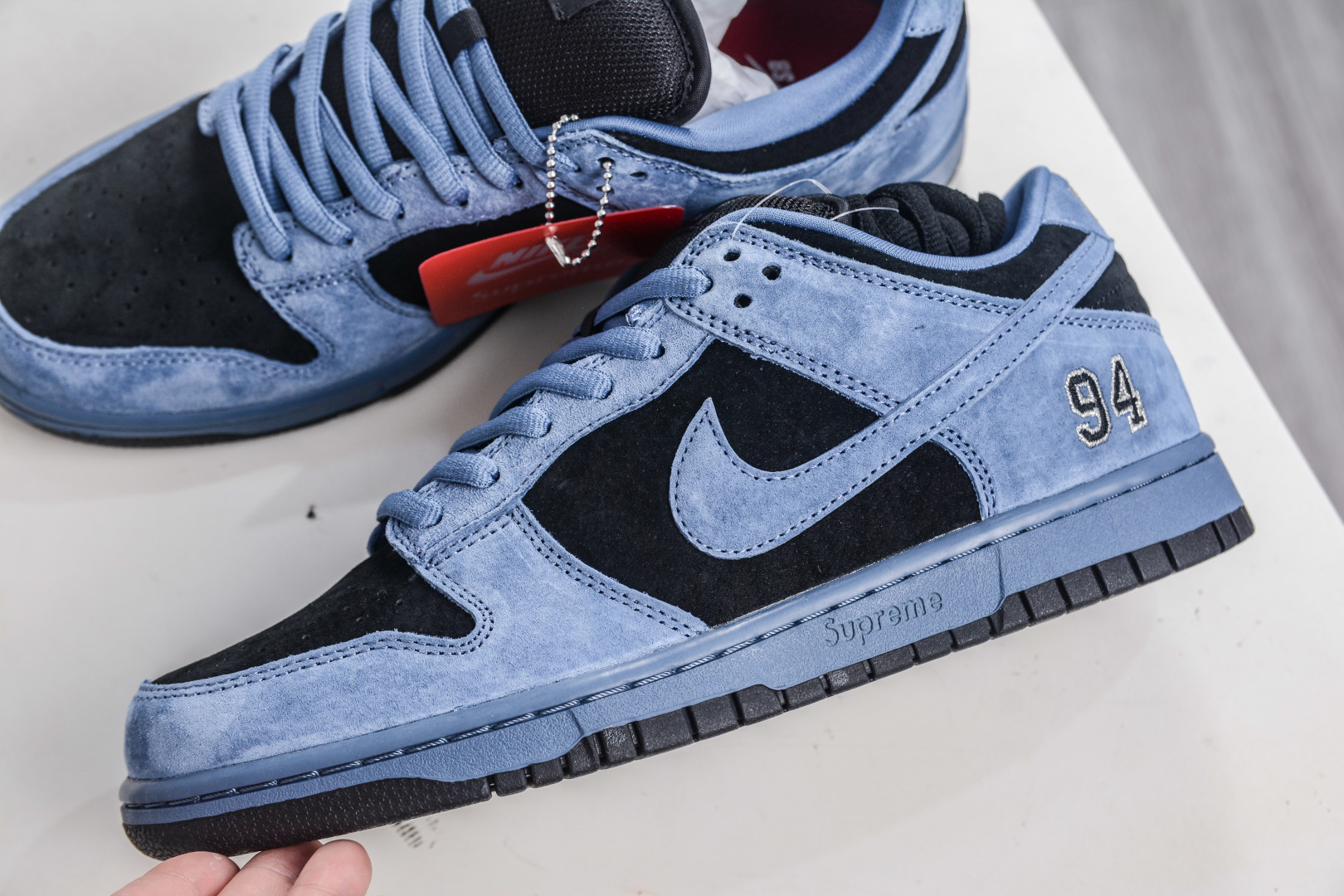Supreme x Nike SB Dunk Low Black Blue Skateboarding Shoes HQ8487 8 cmp i1760887570830 6657 0 6
