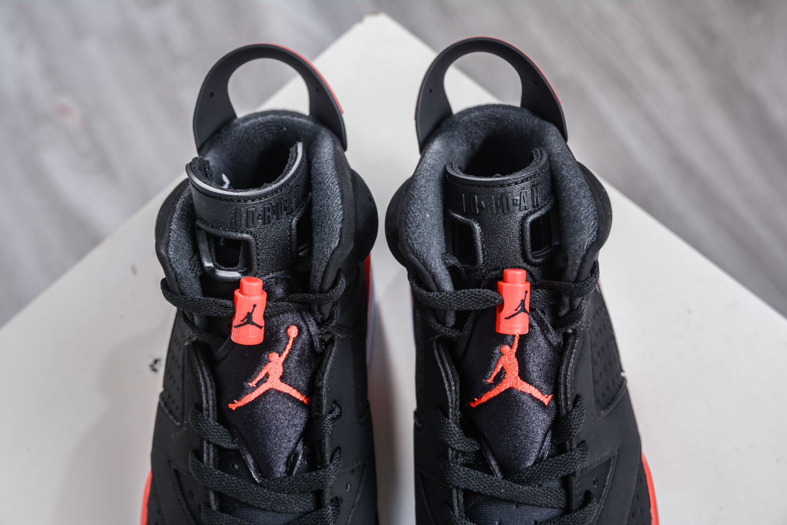 380 Air Jordan AJ6 Retro Infrared” 黑红 乔丹AJ6代中帮复古休闲文化篮球鞋 CT8529-001