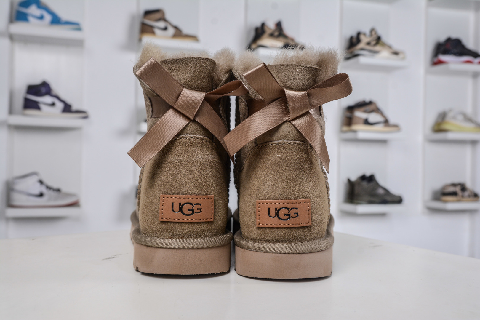 220 主推优势私 UGG Bailey贝莉单丝带蝴蝶结 棕色 1016501-ALP