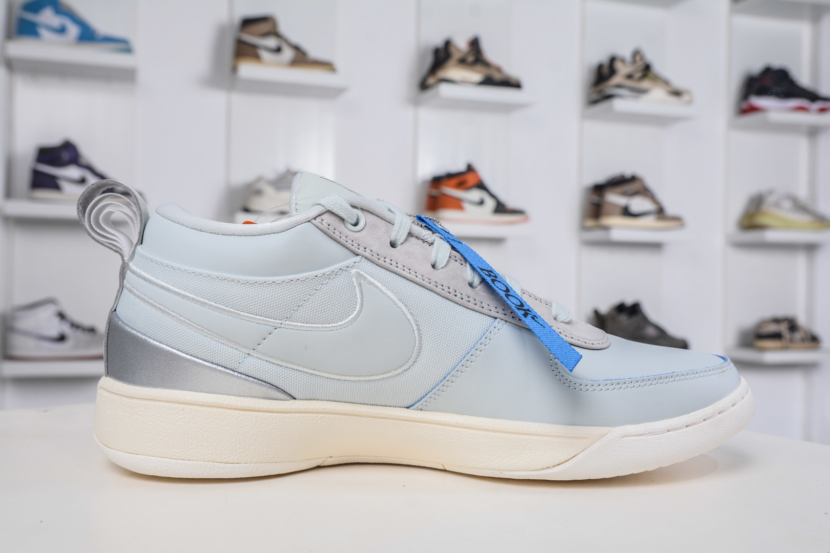 290 灭世版纯原 NK Book 1 Devin Booker 德文·布克一代男子实战篮球鞋 刮刮乐白蓝 IH0891-001