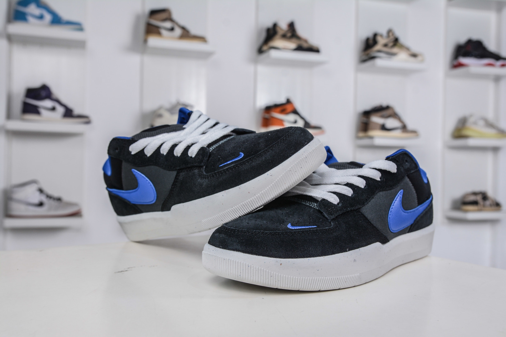 150 NK SB Force 58 复古胶底低帮街头运动滑板鞋 DV5477-004