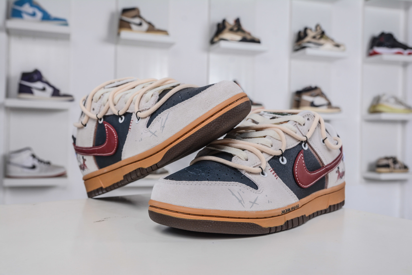 270 Nike Dunk Low 豆柴咖啡 棕红 当咖啡香遇见柴犬萌 HQ3459-212