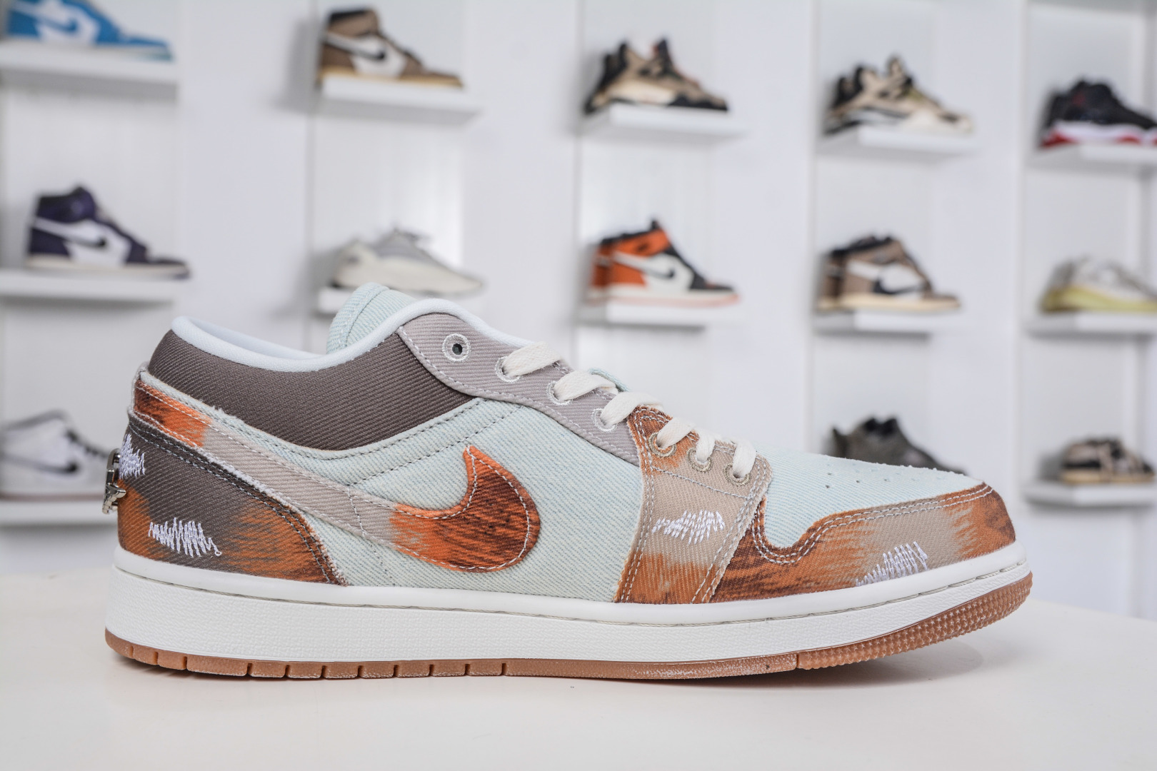 180 Air Jordan 1 Low SE ”Multi-Color Distressed” AJ1 乔1做旧复古喷墨 低帮休闲板鞋 IM6664-991