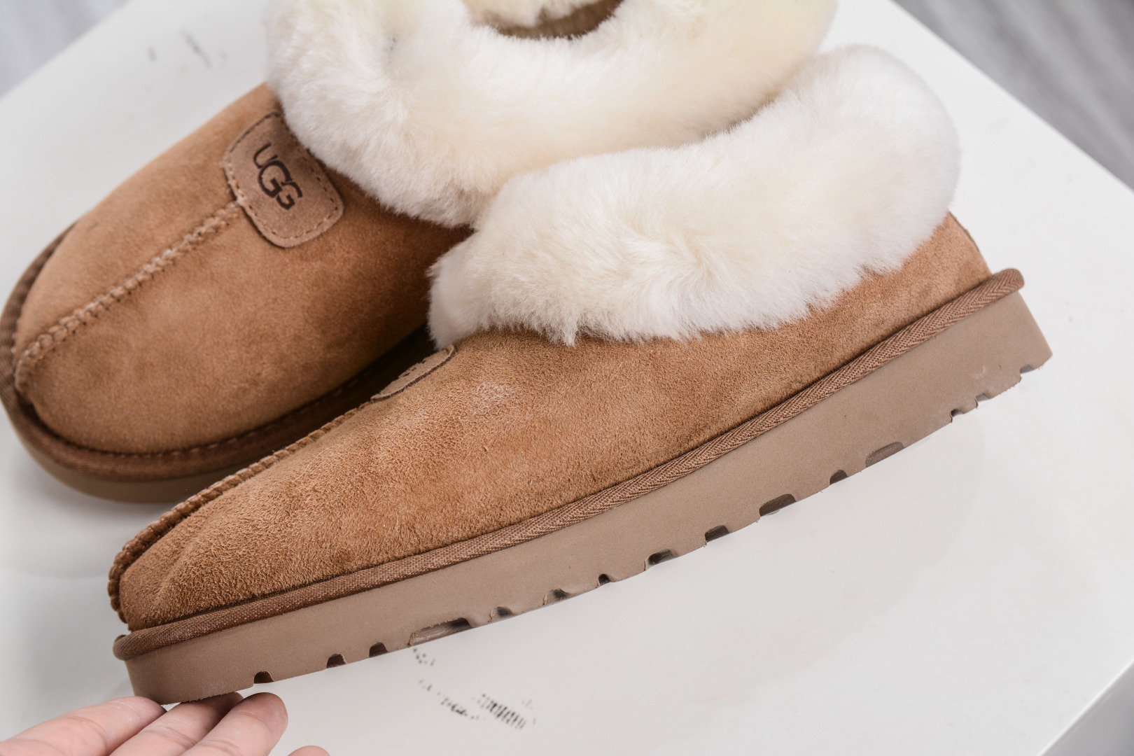 210 UGG 塔次特 薄底 栗色 羊皮毛一体高品质 保暖锁热 1134810-CHE