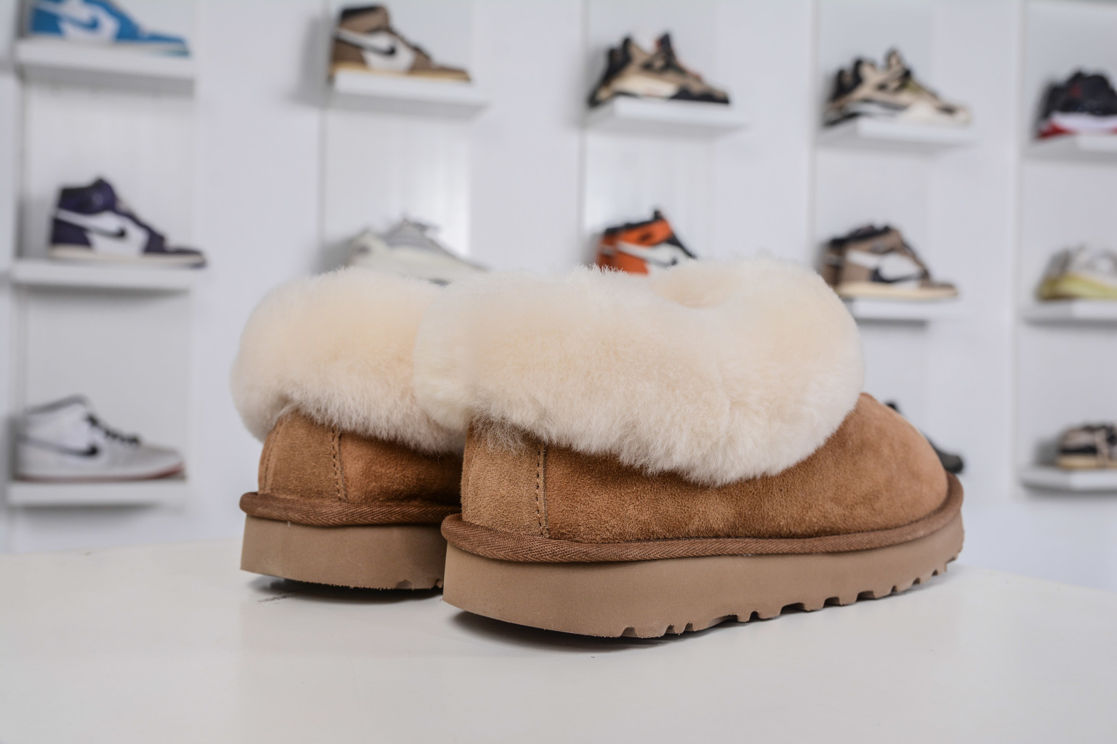 210 UGG 塔次特 薄底 栗色 羊皮毛一体高品质 保暖锁热 1134810-CHE