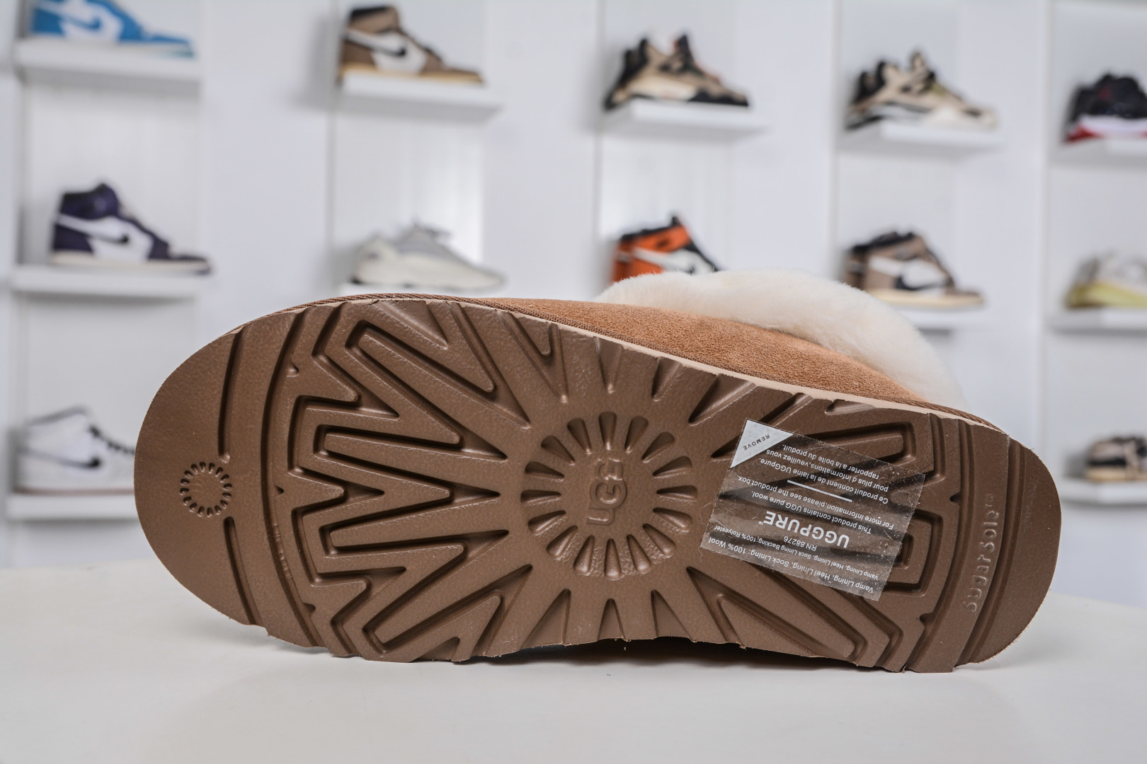 210 UGG 塔次特 薄底 栗色 羊皮毛一体高品质 保暖锁热 1134810-CHE