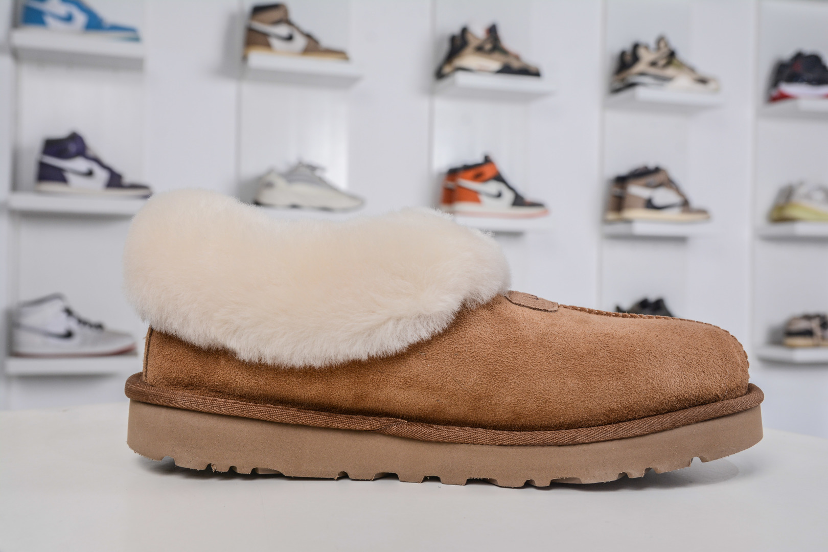 210 UGG 塔次特 薄底 栗色 羊皮毛一体高品质 保暖锁热 1134810-CHE