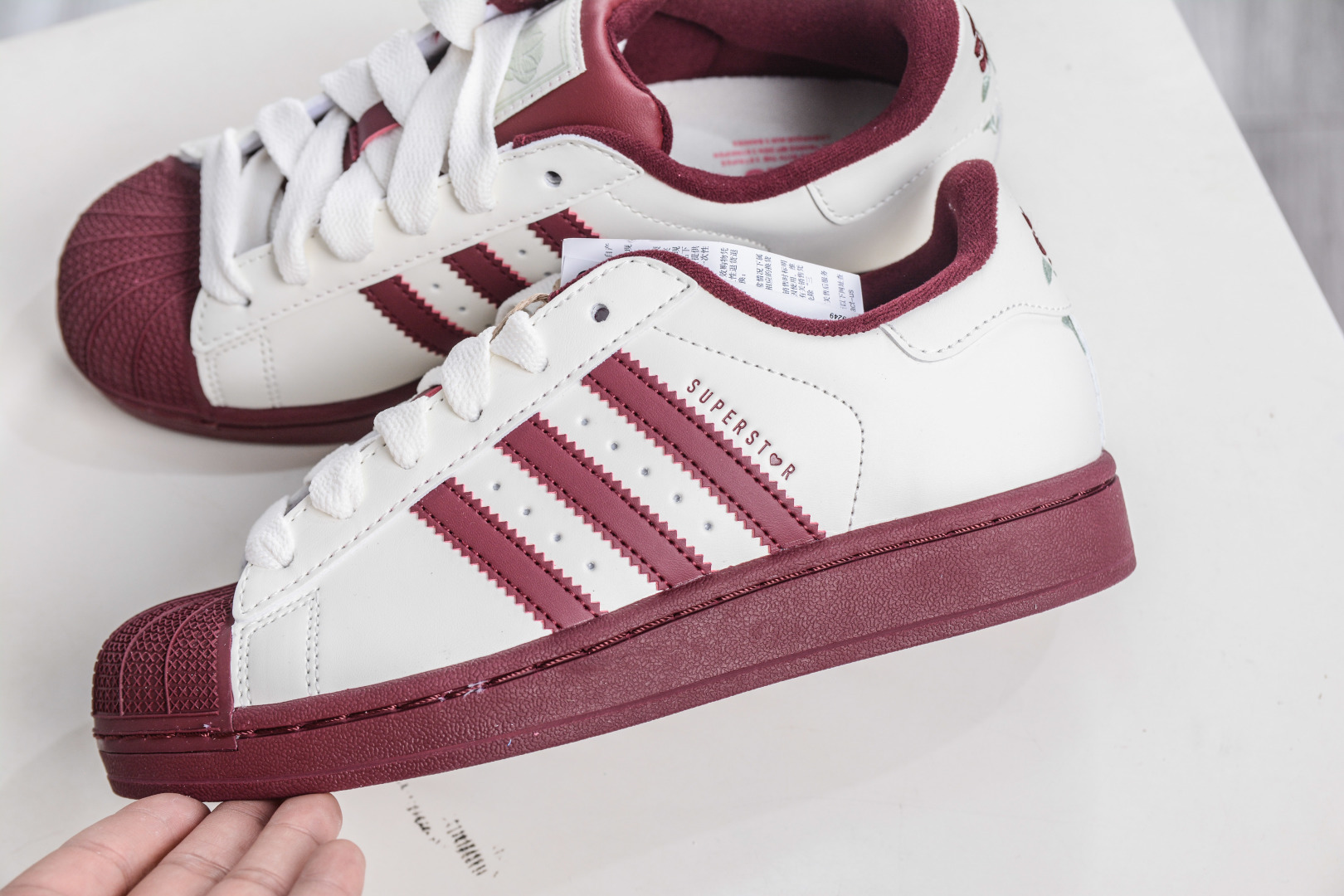 140 CS版 Adidas Originals Super 2025全新版本 贝壳头官方同步 贝壳头经典小白板鞋 KJ6981