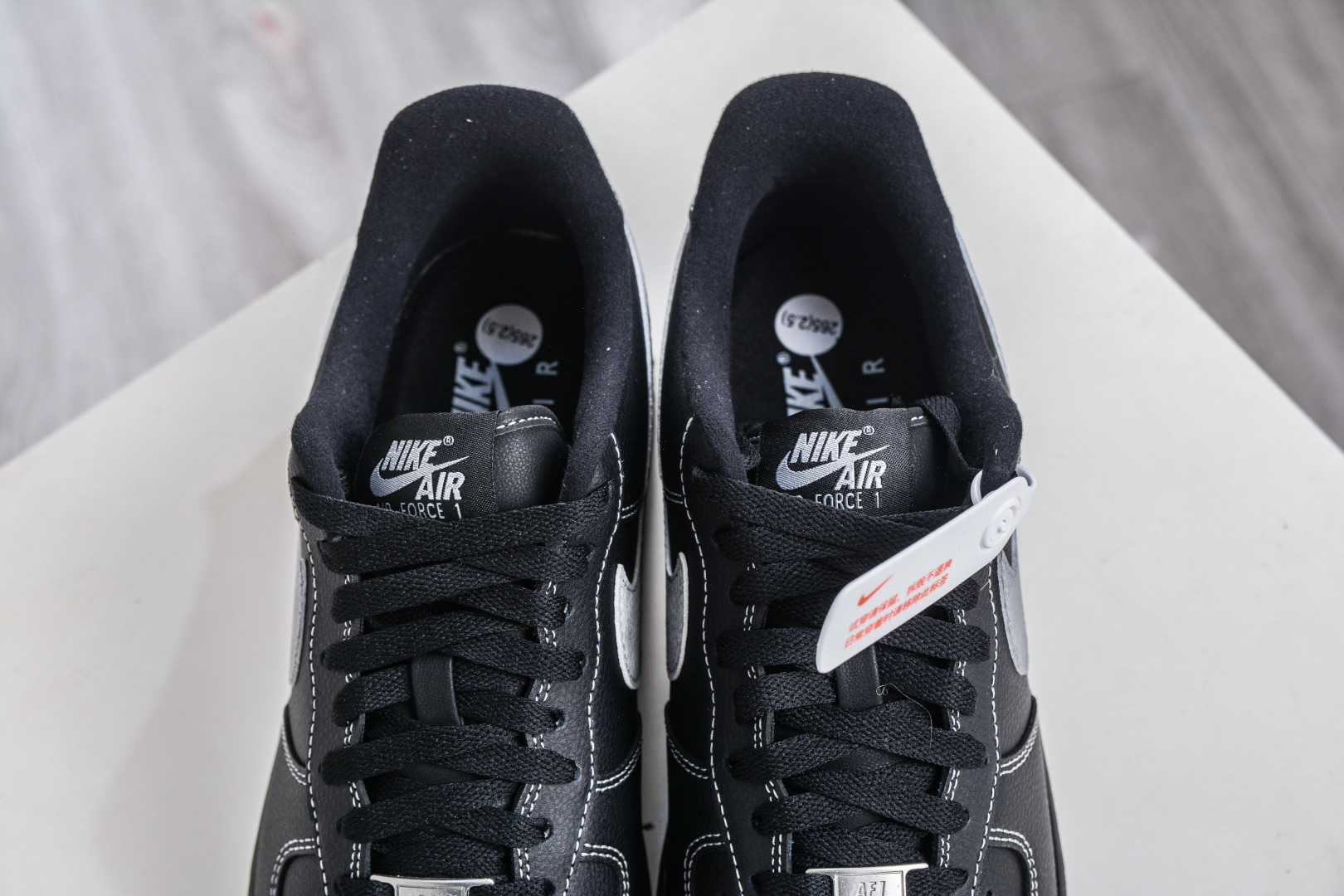 纯原 NK Air Force 1 Low 空军一号 黑色银翼杀手 官方同步 原装级别 原楦头原纸板 打