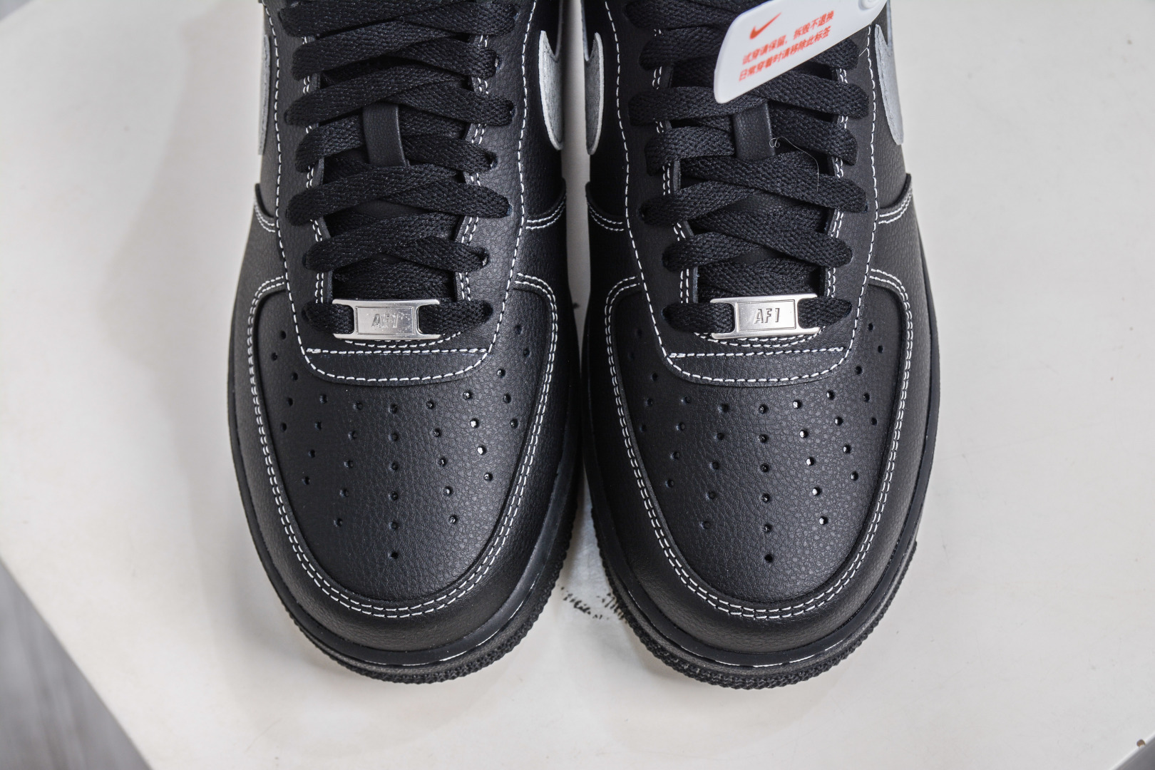 纯原 NK Air Force 1 Low 空军一号 黑色银翼杀手 官方同步 原装级别 原楦头原纸板 打