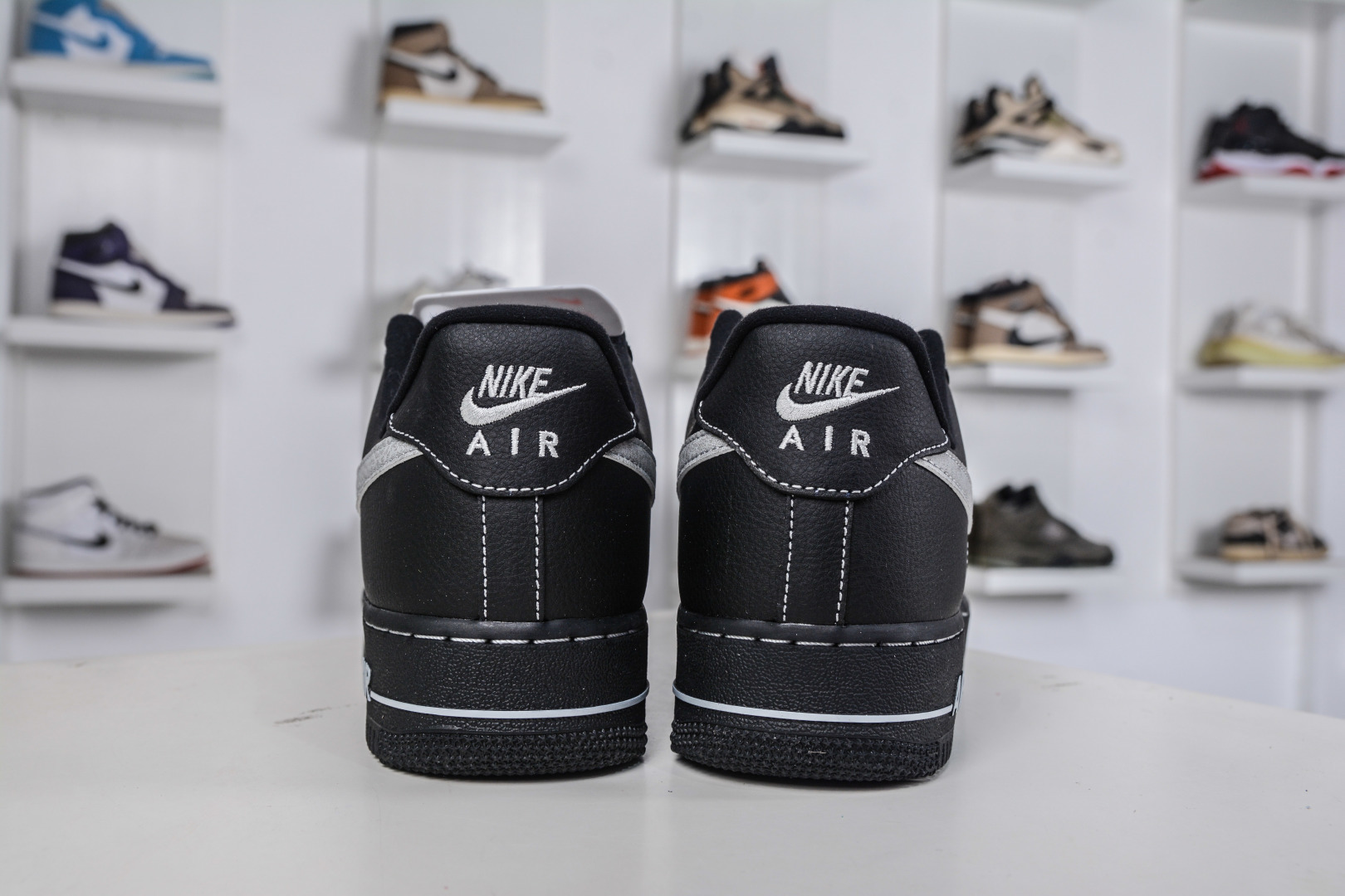 纯原 NK Air Force 1 Low 空军一号 黑色银翼杀手 官方同步 原装级别 原楦头原纸板 打