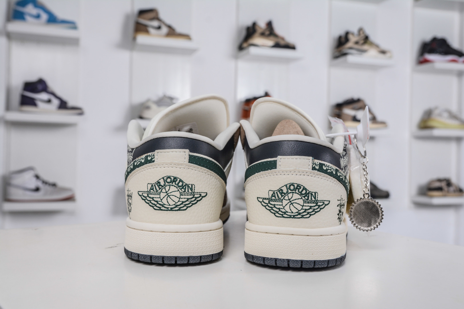 Air Jordan 1 Retro Low x Stussy 斯图西联名-米棕绿 QD1988-007