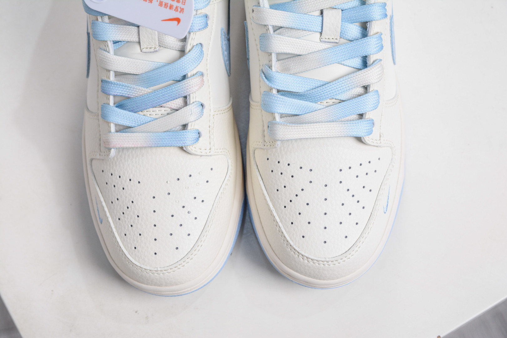 Nike SB Dunk Low x Superme SUP联名-米白浅蓝 JP1628-012