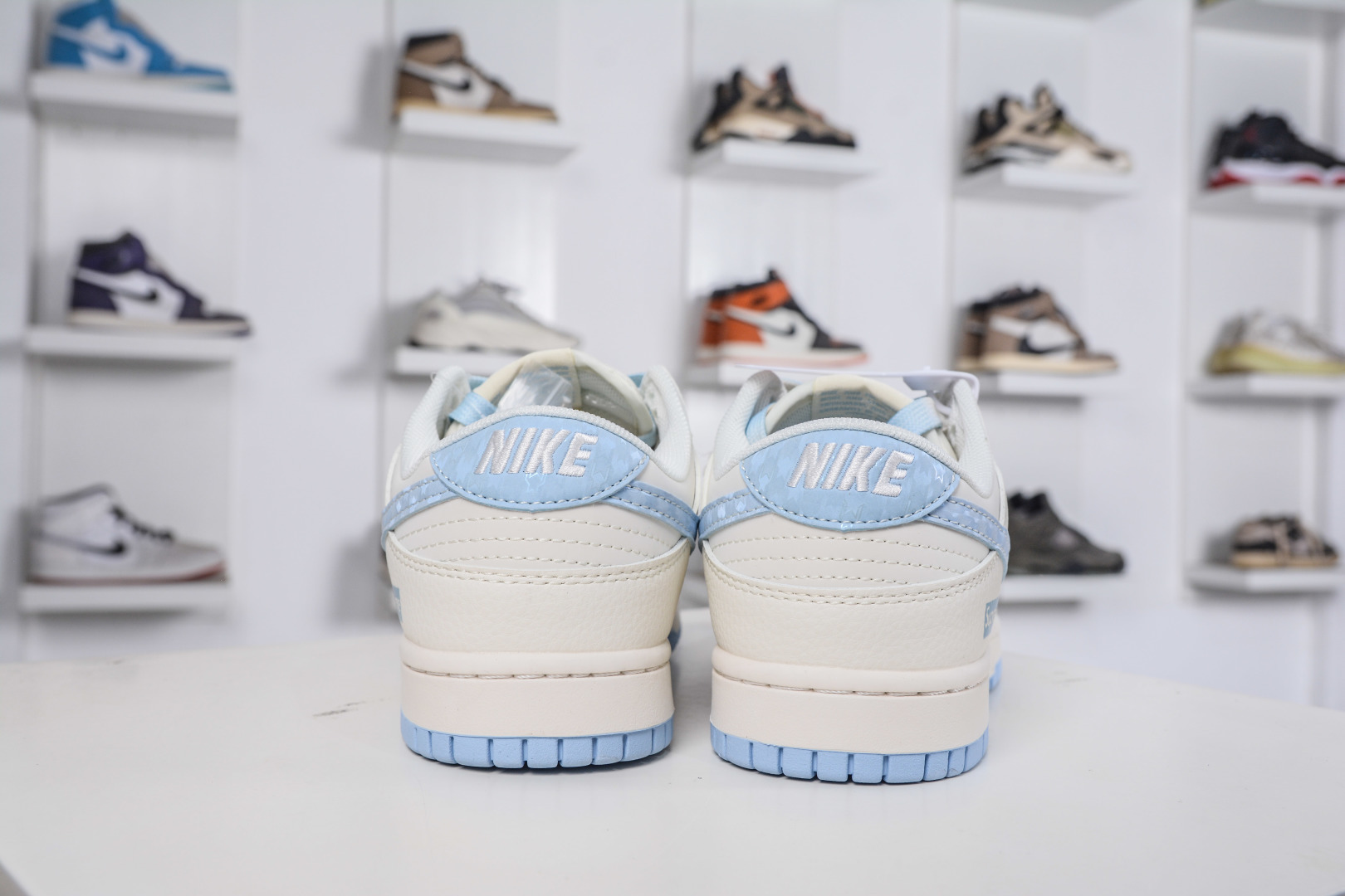 Nike SB Dunk Low x Superme SUP联名-米白浅蓝 JP1628-012