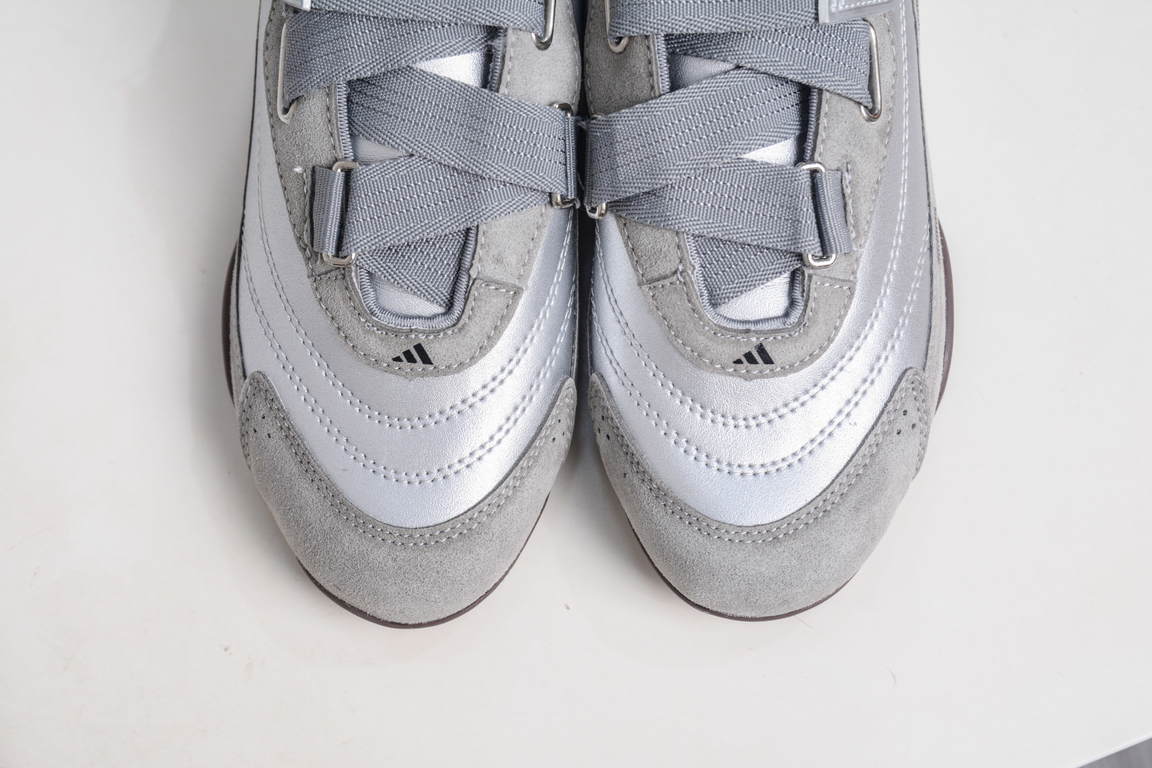 170 AD Urban Reverie Fos 灰银 魔术贴城市芭蕾风薄底休闲鞋 JQ9392