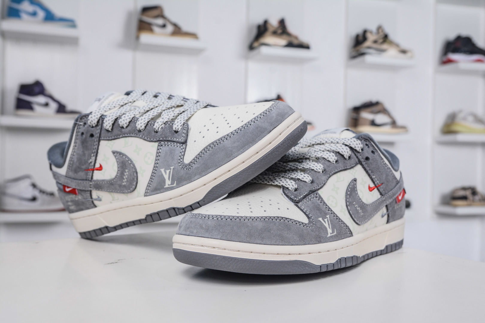 Nike SB Dunk Low x Louis Vuitton LV联名-白灰 CX5050-Y13