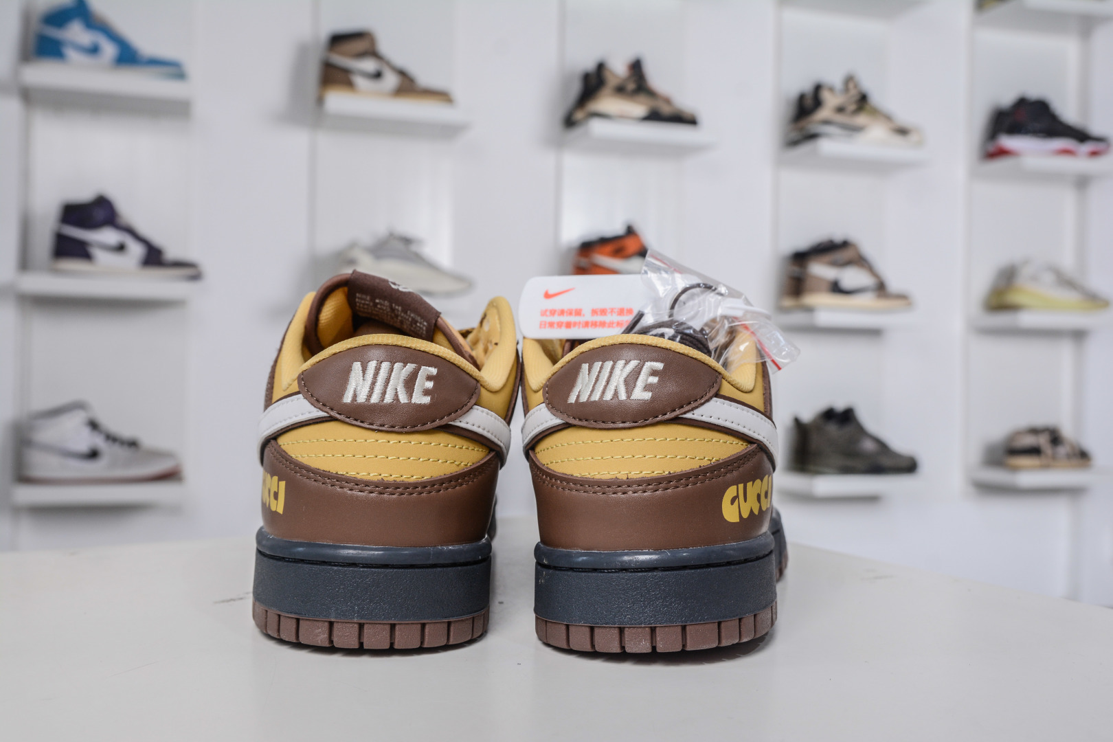 Nike SB Dunk Low x GUCCI 古驰联名-棕黄 DJ1988-001