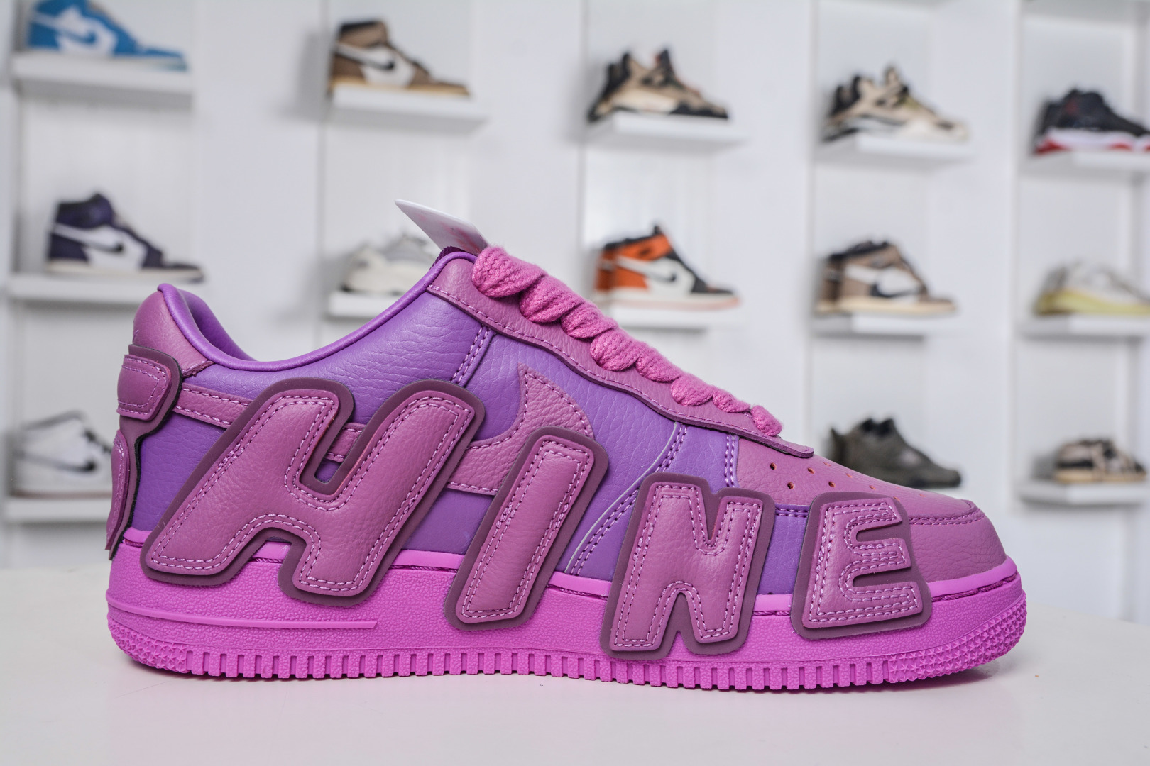 HY版 350 TOP版 多版本供应 HY版 CPFM x NK Air Force 1 07 Low 空军一号系列低帮经典百搭休闲运动板鞋“联名放大补丁字母” FQ7069-500